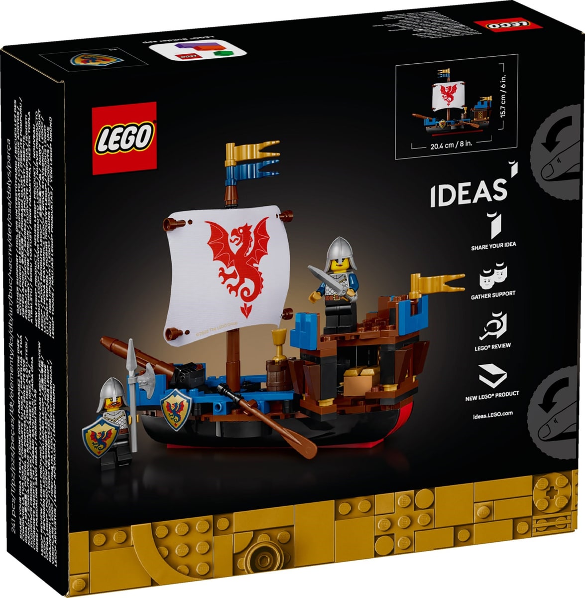 LEGO® 40912 Wąż Morski Sea Serpent - zdjęcie 4