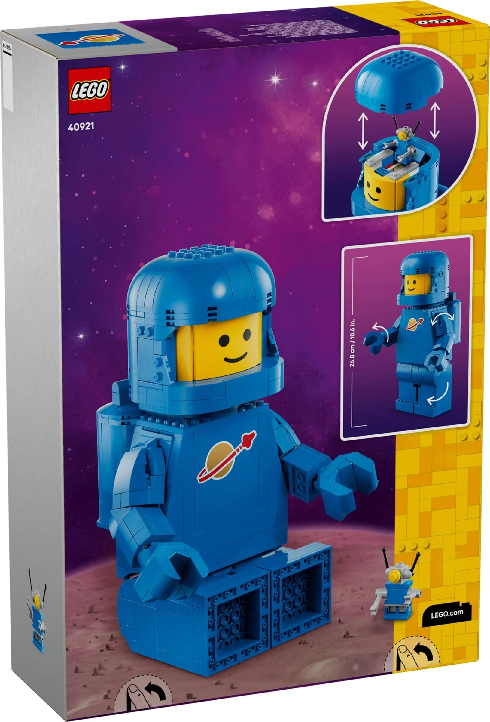 LEGO® 40921 Lego Powiększona minifigurka niebieskiego astronauty - zdjęcie 2