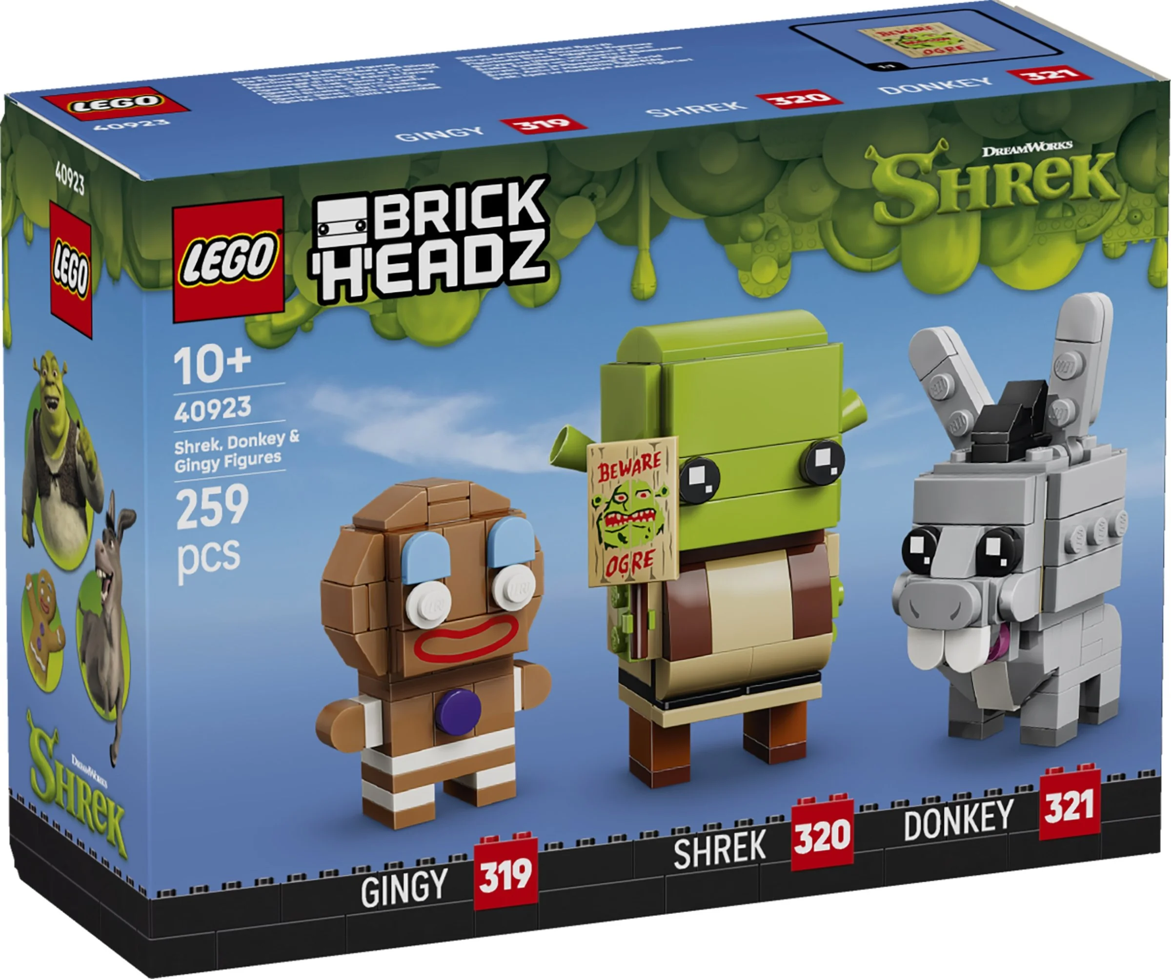 LEGO® 40923 Figurki Shreka, Osła i Ciastka - zdjęcie 2