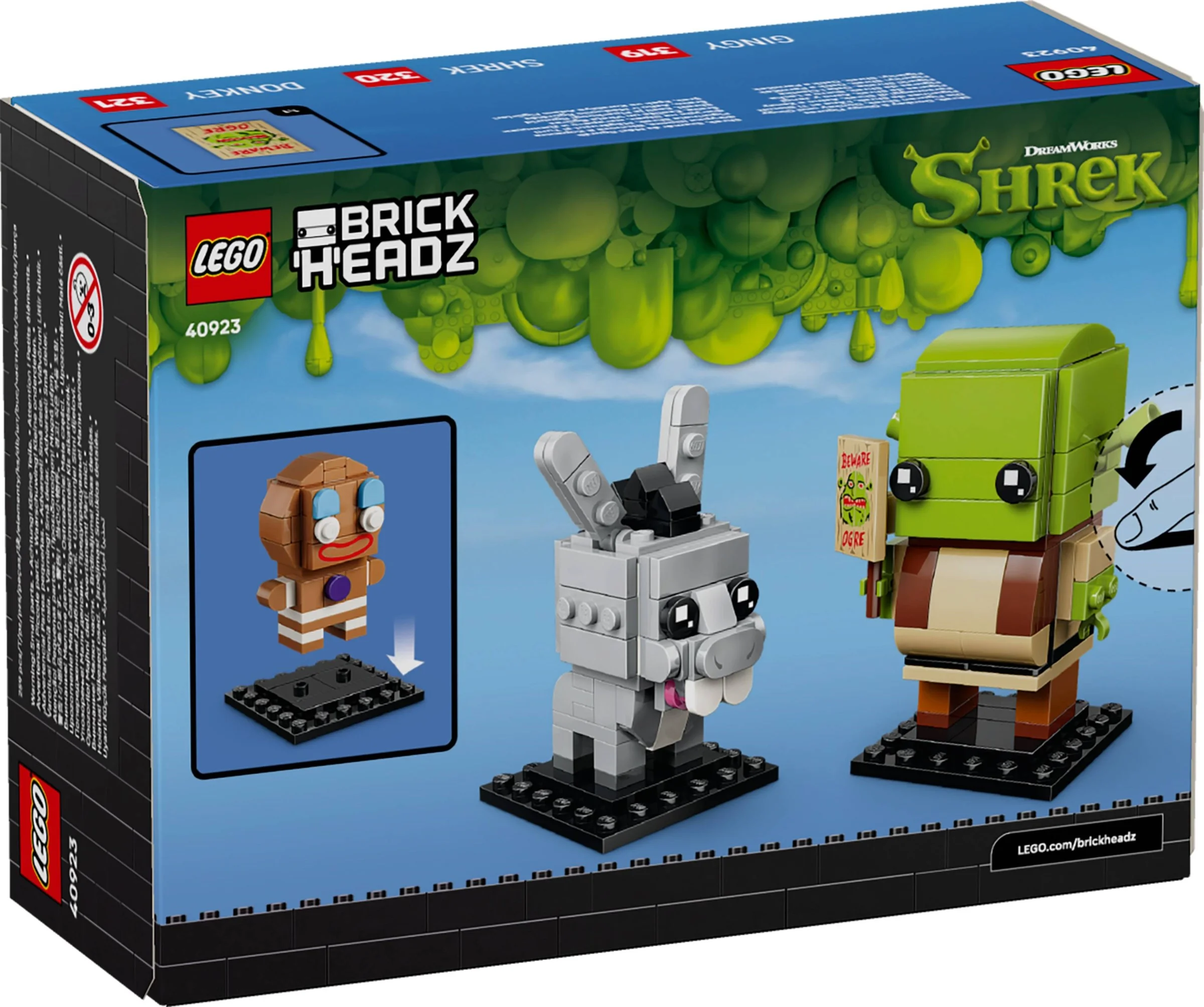 LEGO® 40923 Figurki Shreka, Osła i Ciastka - zdjęcie 4