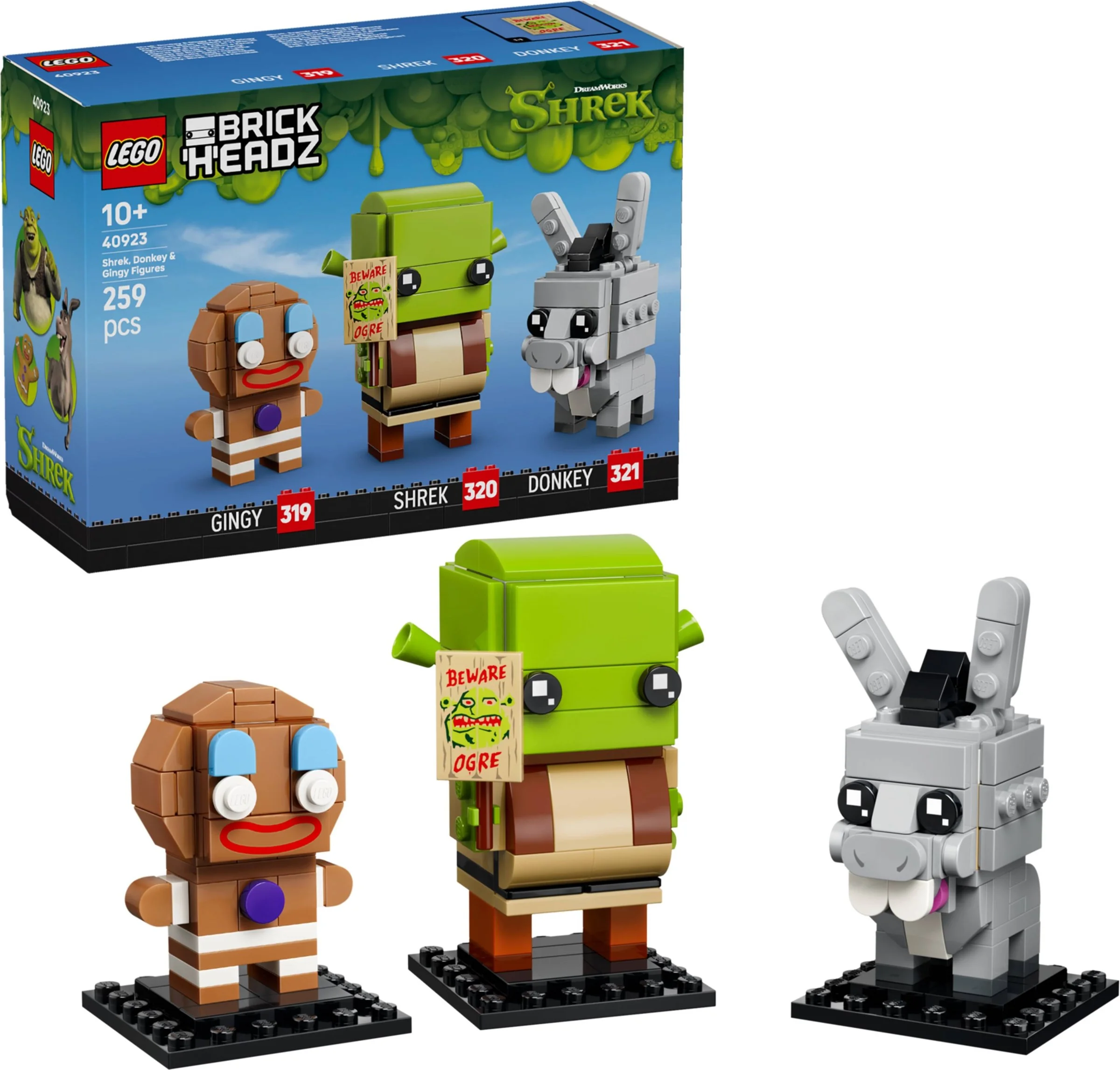 LEGO® 40923 Figurki Shreka, Osła i Ciastka - zdjęcie 6