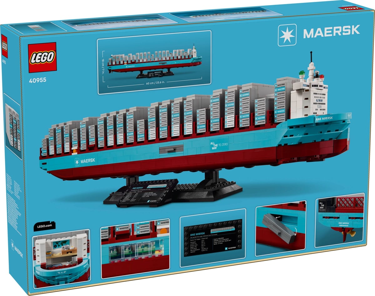 LEGO® 40955 Kontenerowiec z Napędem Dual-Fuel Maersk - zdjęcie 3