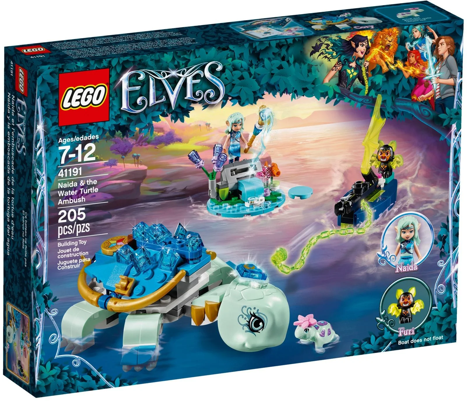 LEGO® 41191 Naida i zasadzka na żółwia wody