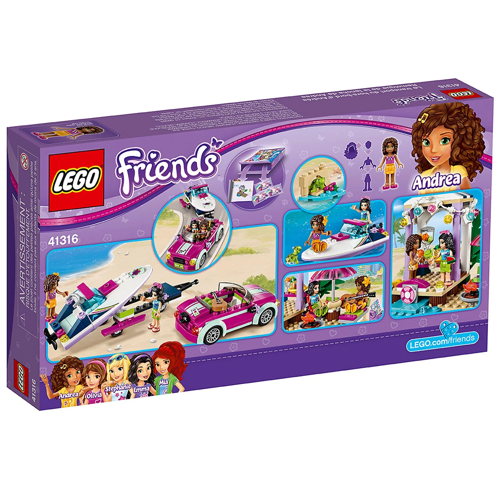 LEGO® 41316 Transporter motorówek Andrei - zdjęcie 7