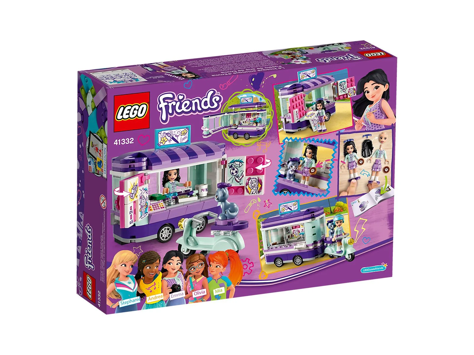 LEGO® 41332 Stoisko z rysunkami Emmy - zdjęcie 7