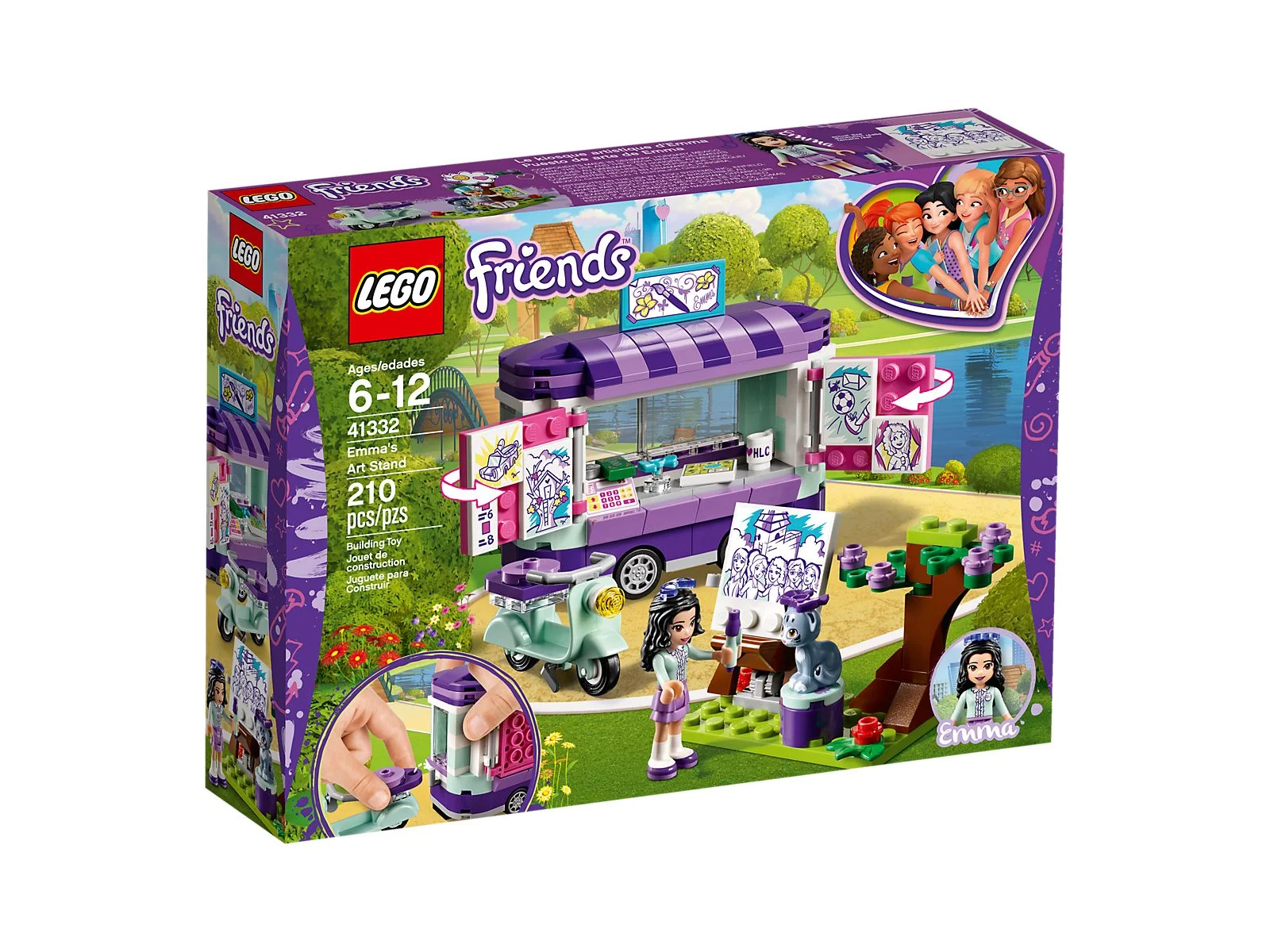 LEGO® 41332 Stoisko z rysunkami Emmy - zdjęcie 9