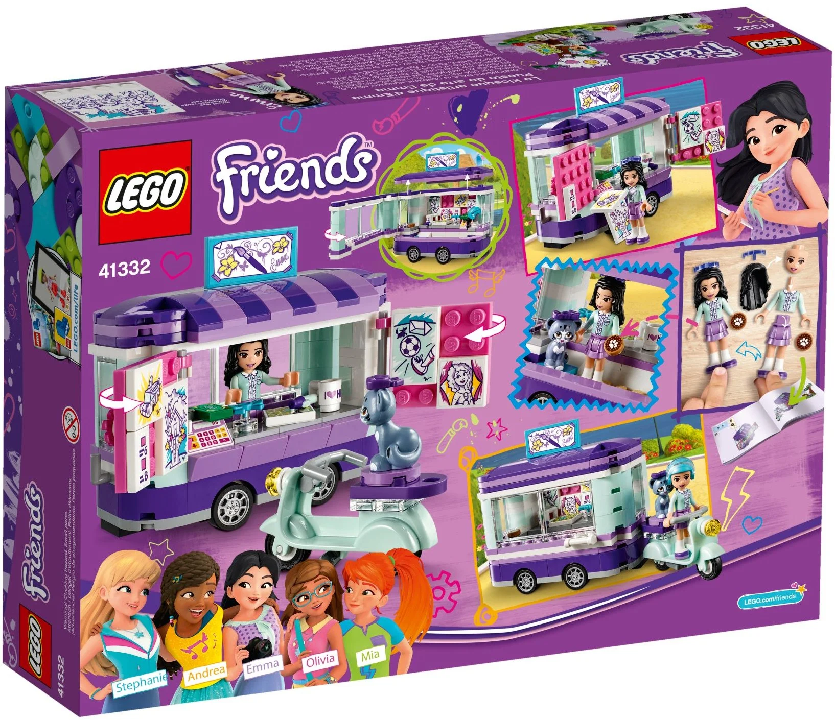 LEGO® 41332 Stoisko z rysunkami Emmy - zdjęcie 12