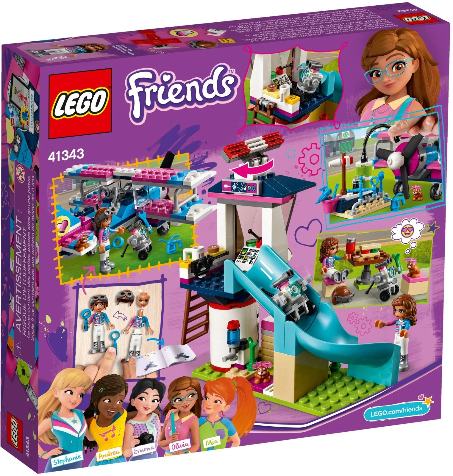 LEGO® 41343 Lot samolotem nad Miastem Heartlake - zdjęcie 6