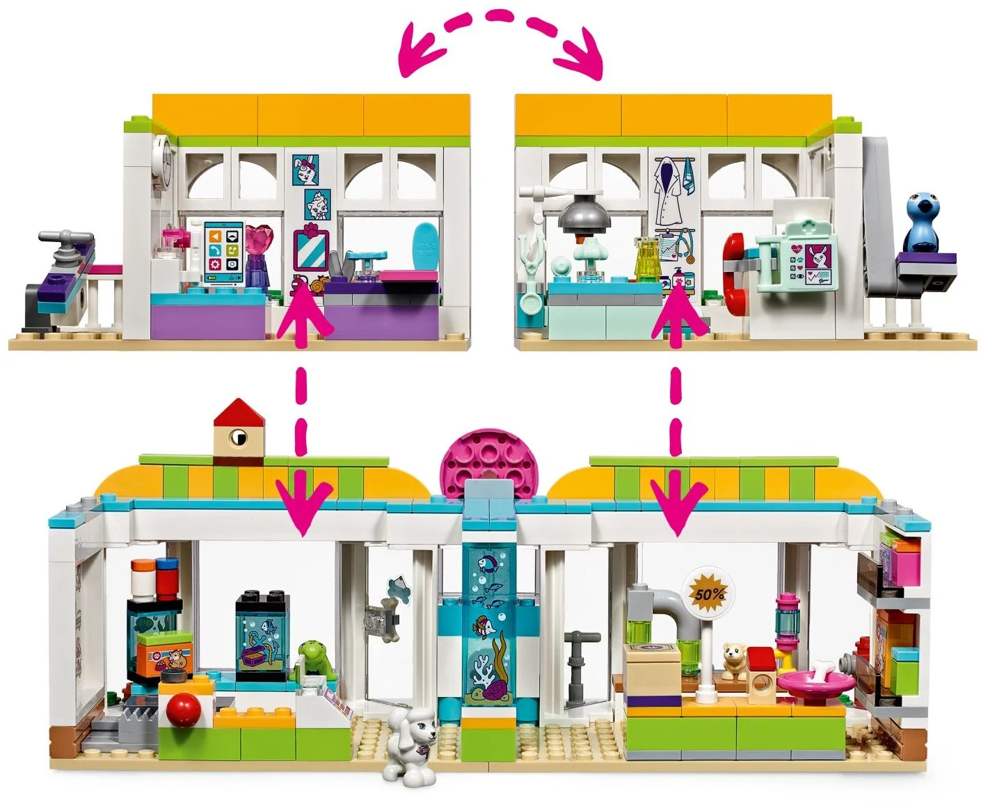 LEGO® 41345 Centrum zoologiczne w Heartlake - zdjęcie 3