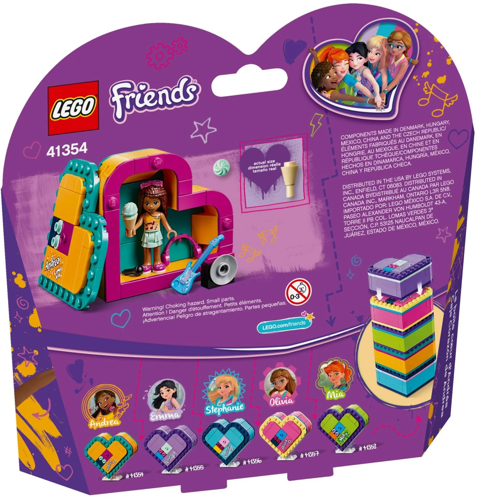 LEGO® 41354 Pudełko w kształcie serca Andrei - zdjęcie 5