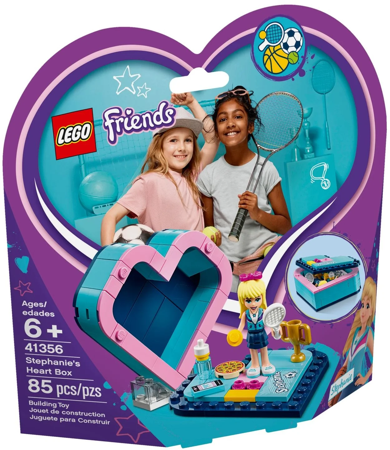 LEGO® 41356 Pudełko w kształcie serca Stephanie - zdjęcie 2
