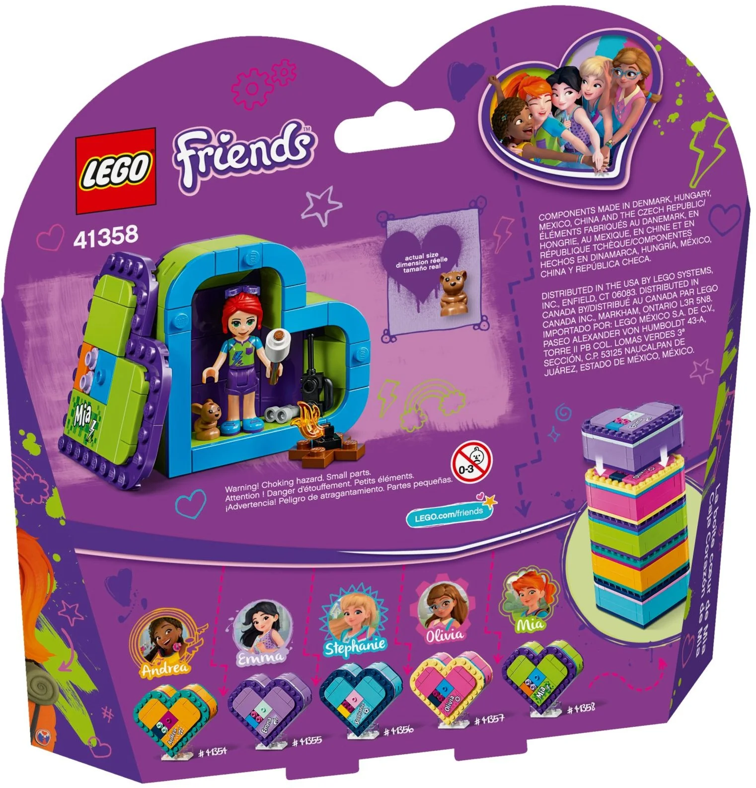 LEGO® 41358 Pudełko w kształcie serca Mii - zdjęcie 5