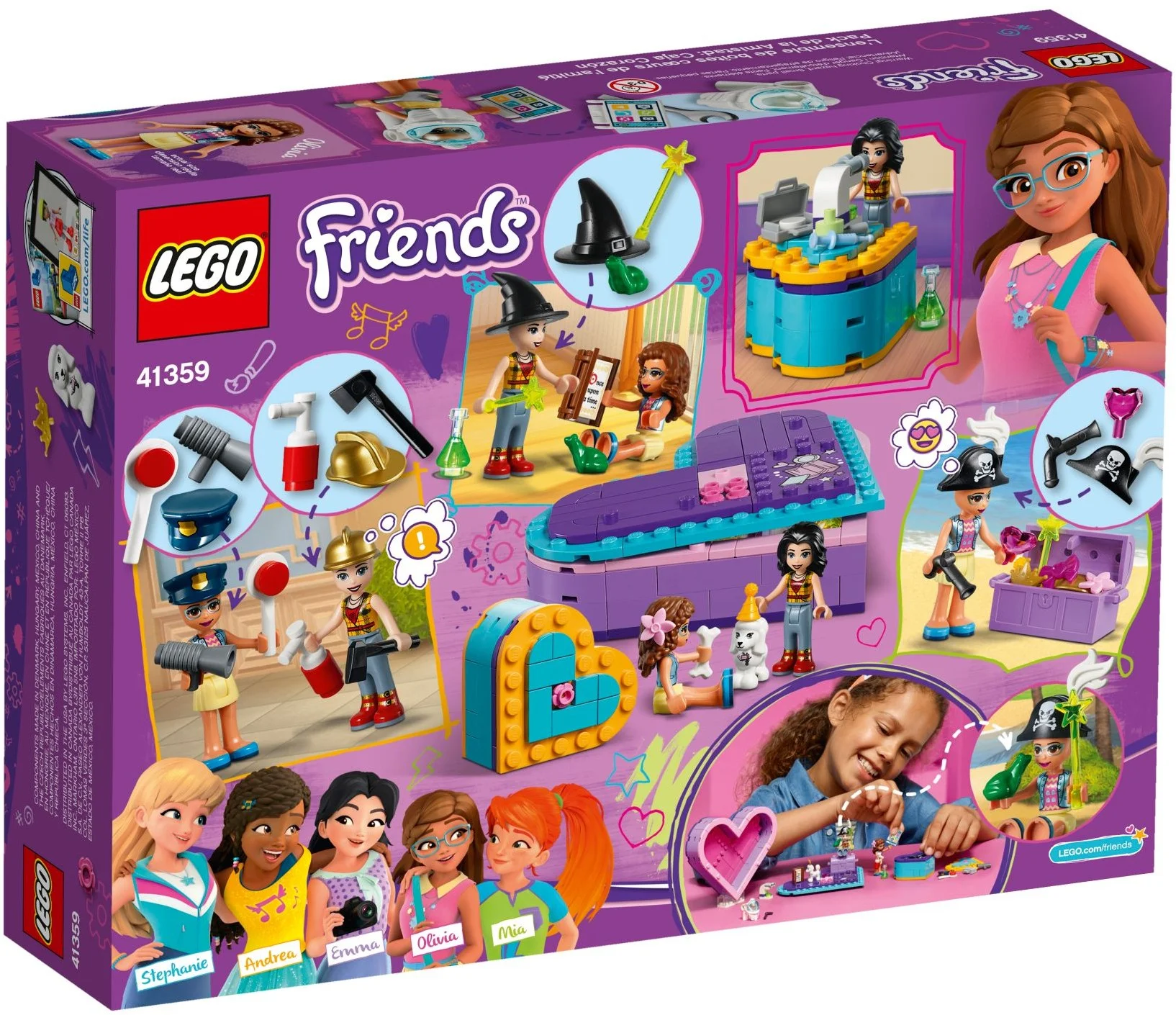LEGO® 41359 Pudełko w kształcie serca - zestaw przyjaźni - zdjęcie 5