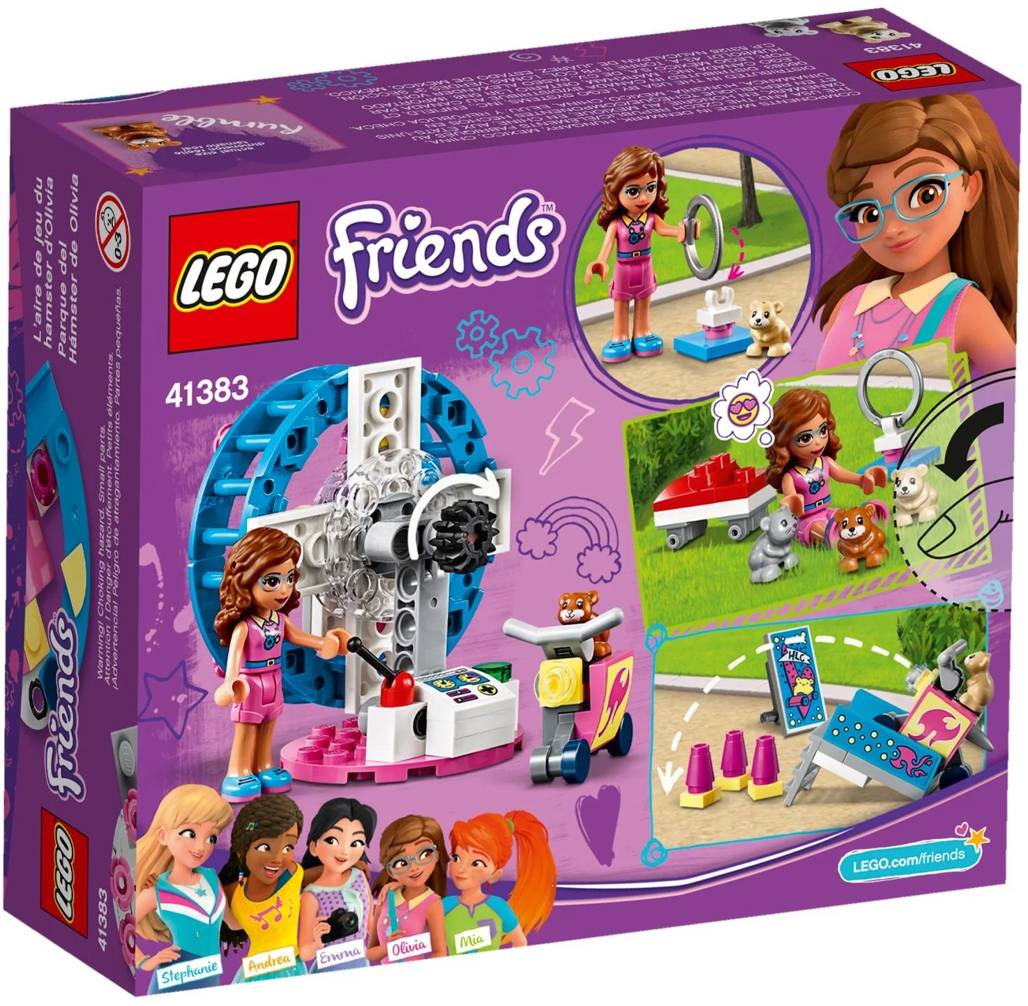 LEGO® 41383 Plac zabaw dla chomików Olivii - zdjęcie 5