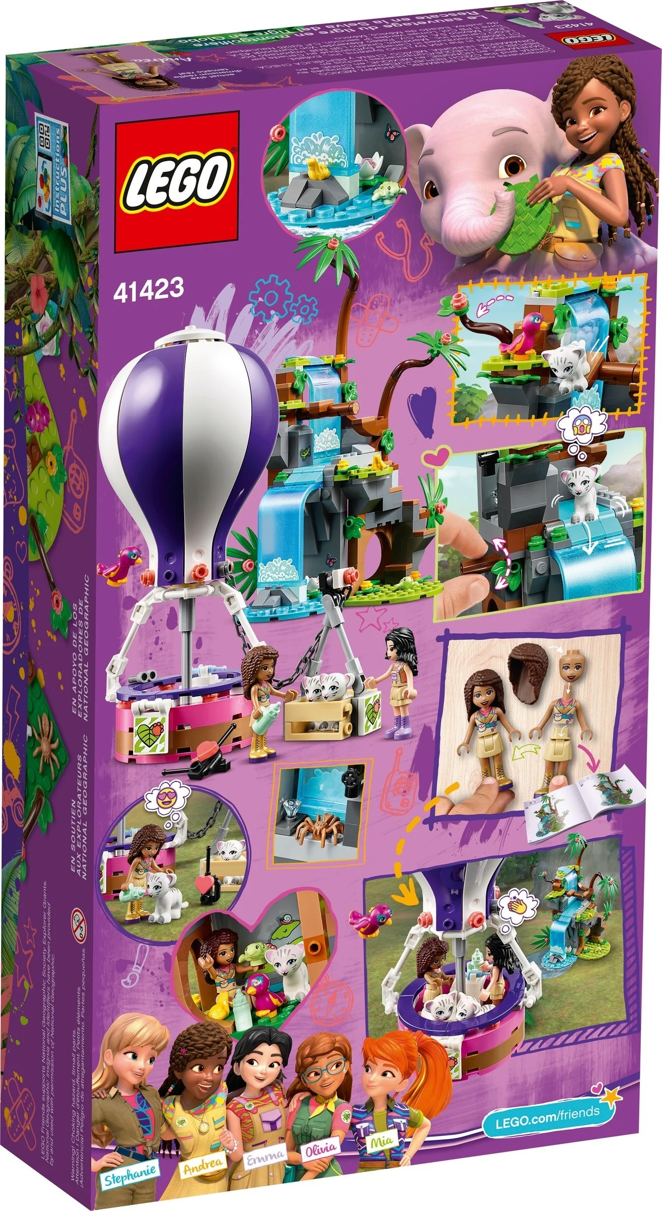 LEGO® 41423 Balonem na ratunek tygrysowi - zdjęcie 3