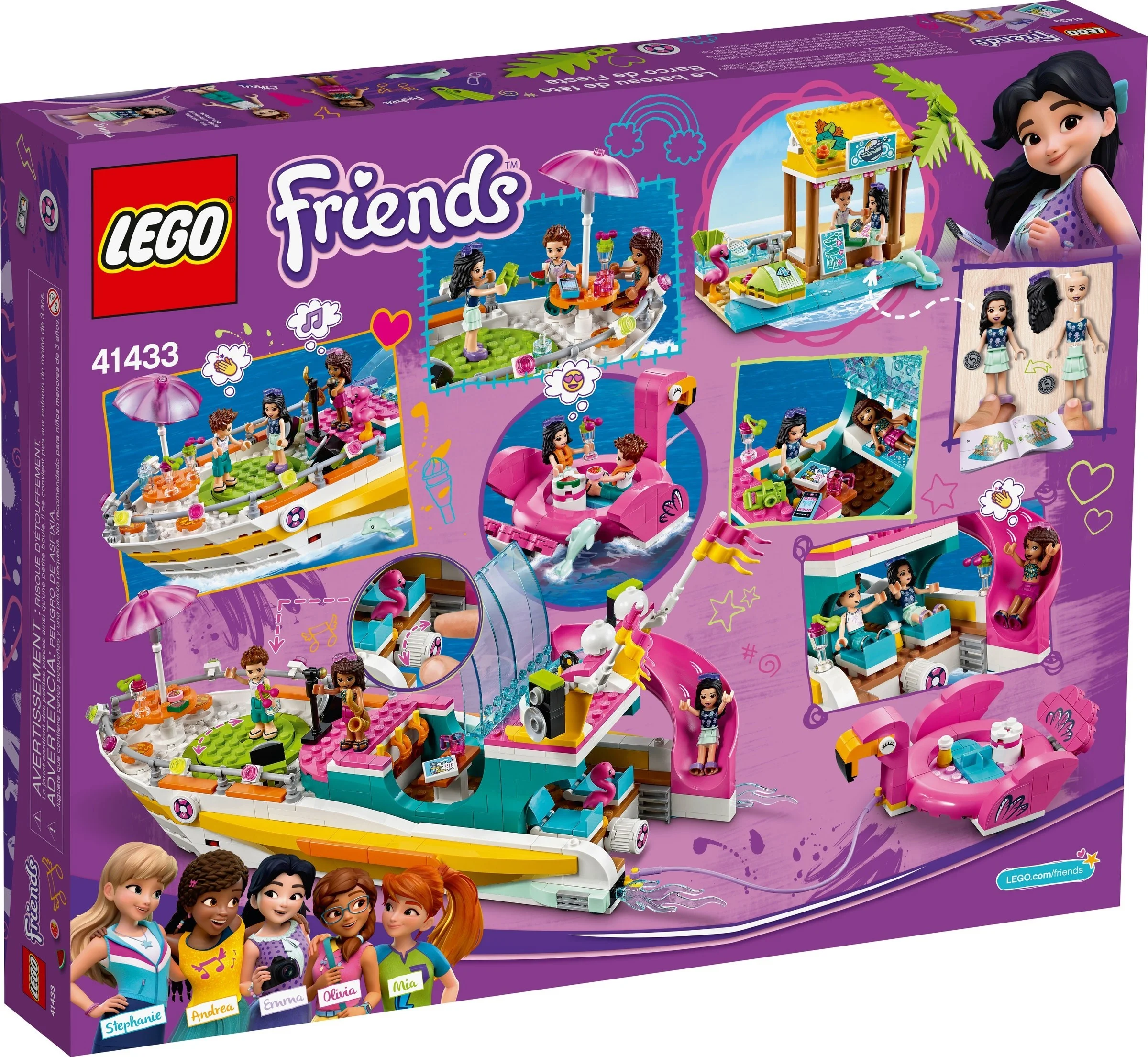 LEGO® 41433 Łódź Imprezowa - zdjęcie 3