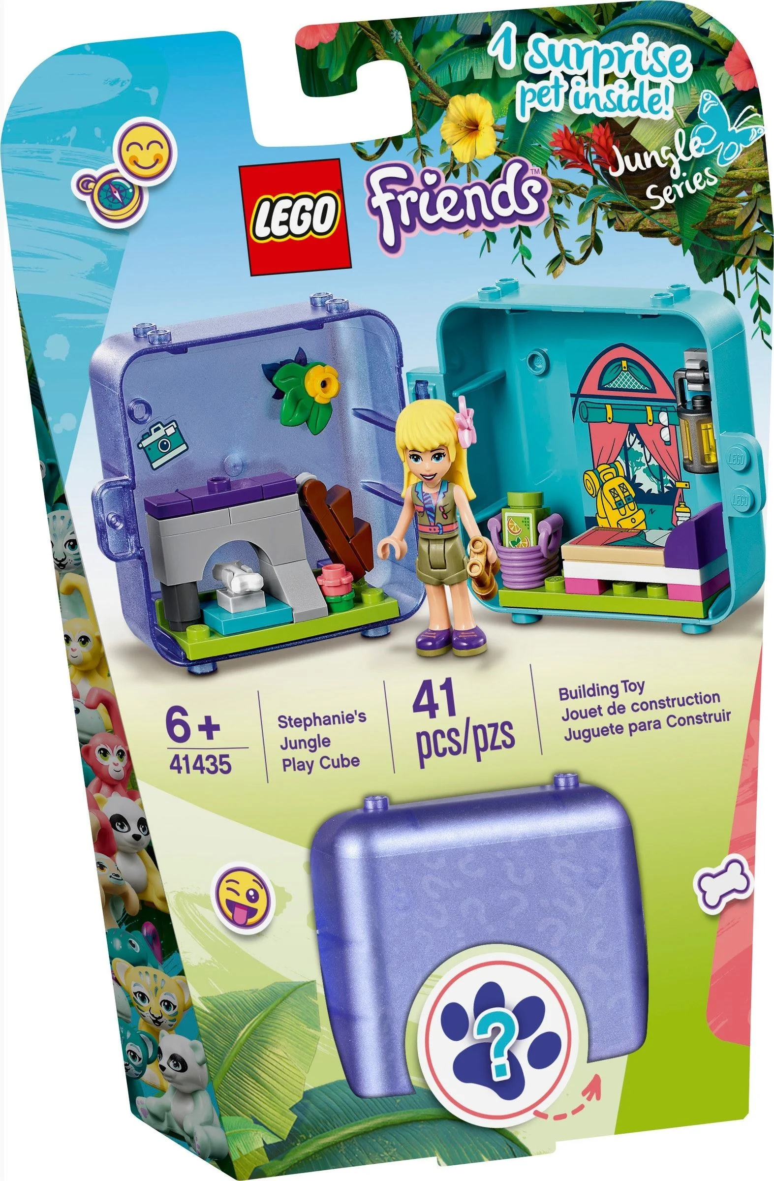 LEGO® 41435 Dżunglowa kostka do zabawy Stephanie - zdjęcie 2