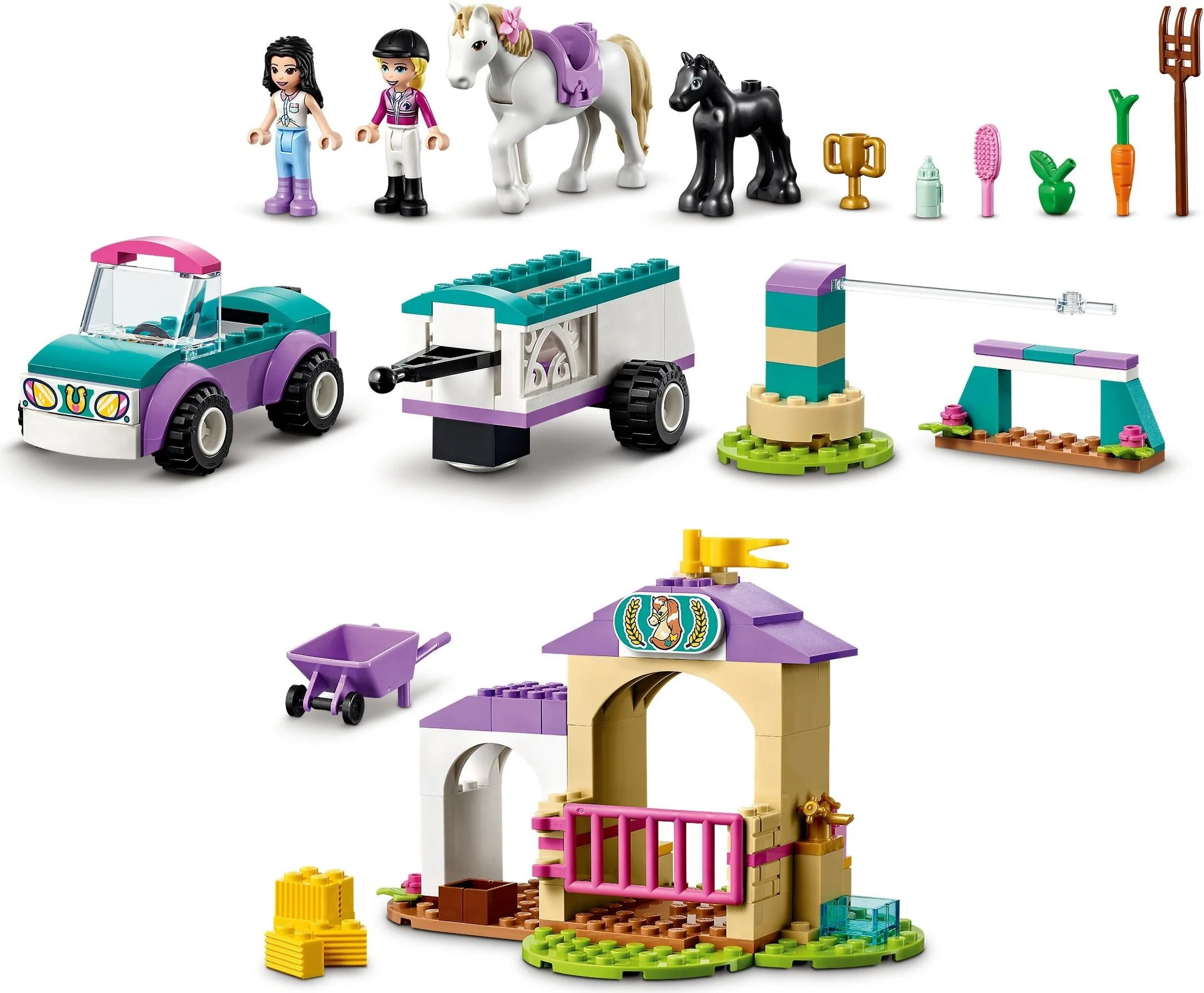 LEGO® 41441 Szkółka jeździecka i przyczepa dla konia - zdjęcie 3