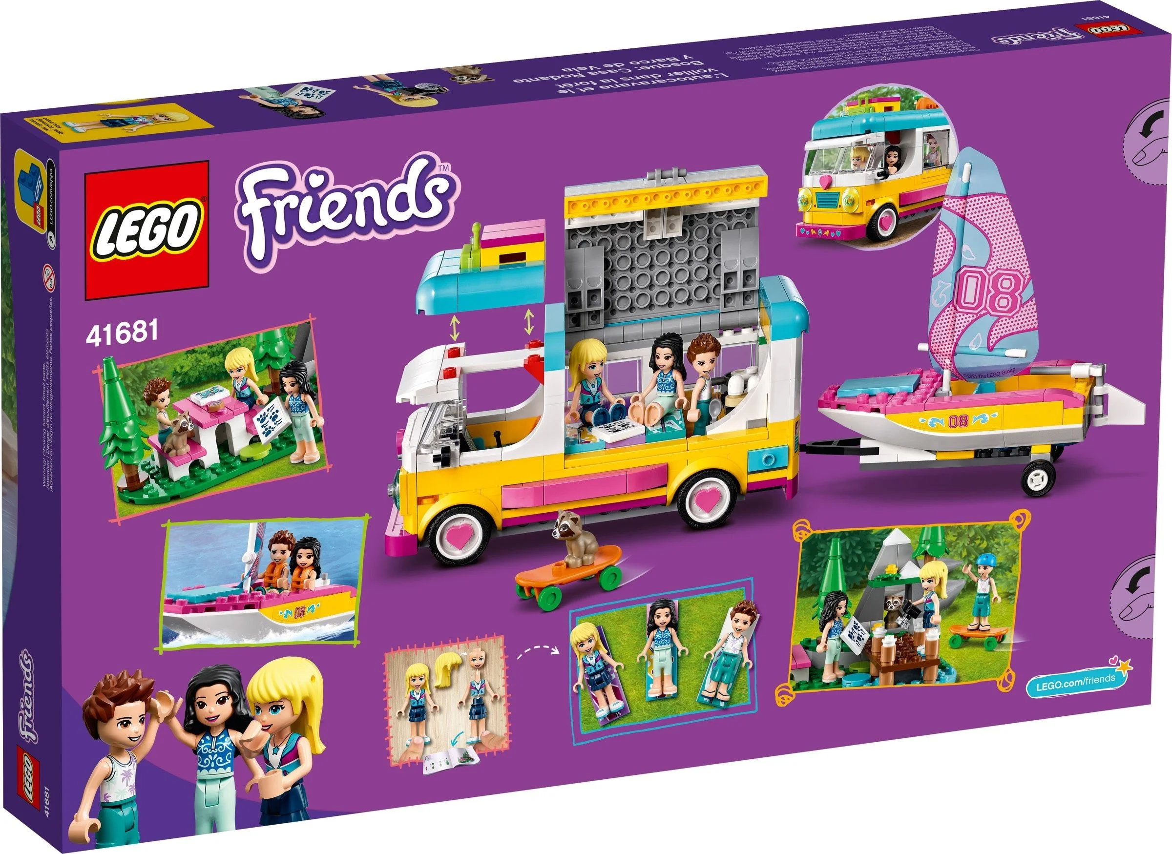 LEGO® 41681 Leśny mikrobus kempingowy i żaglówka - zdjęcie 3