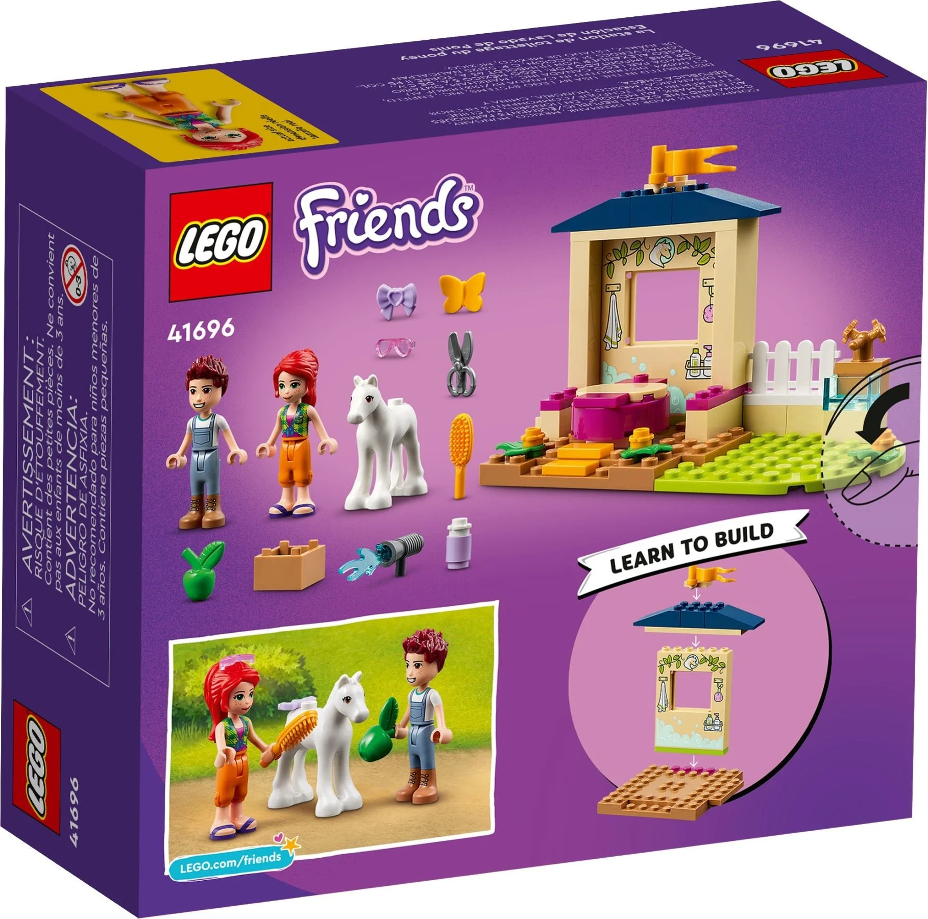 LEGO® 41696 Kąpiel dla kucyków w stajni - zdjęcie 6