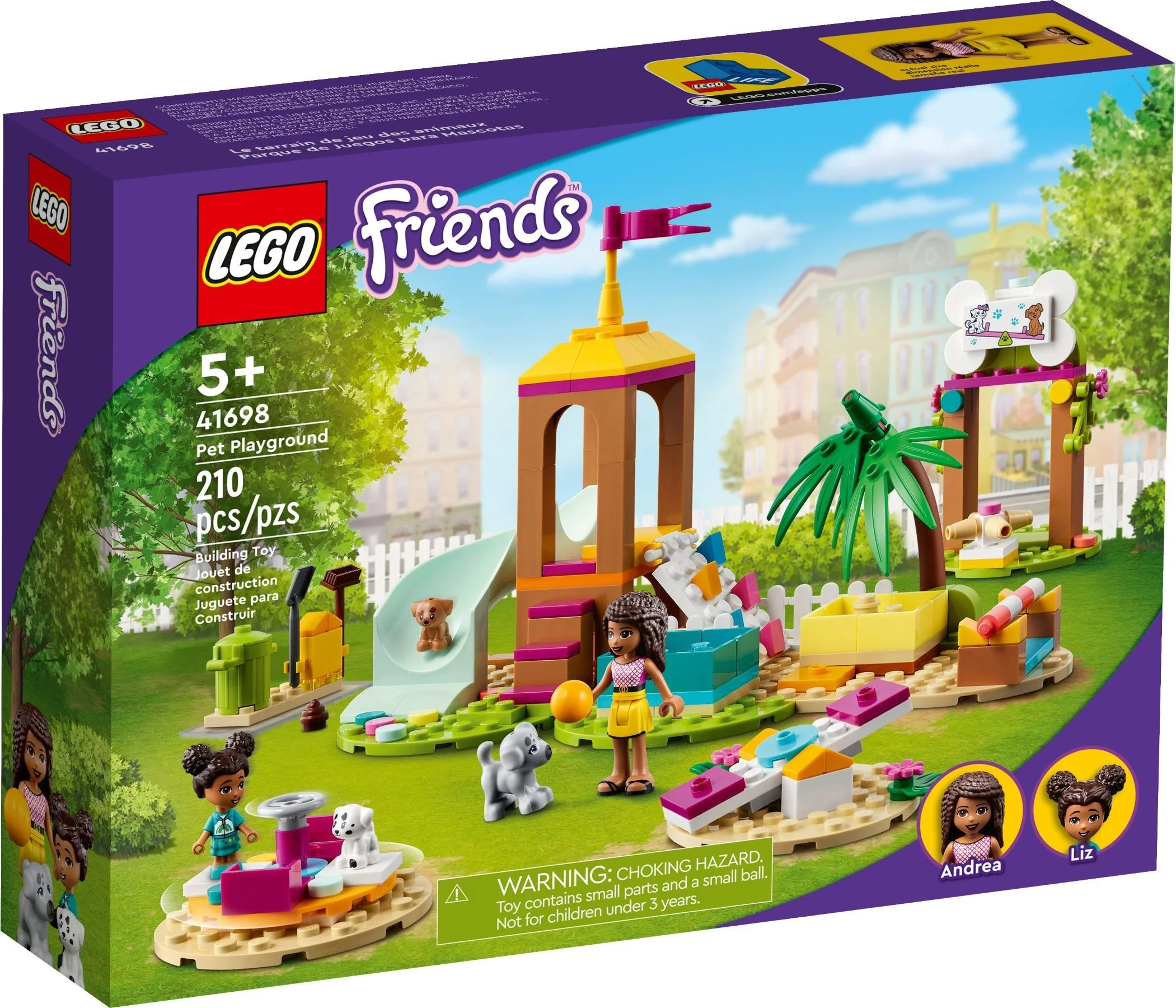 klocki Lego Friends Plac zabaw dla zwierzątek pieski