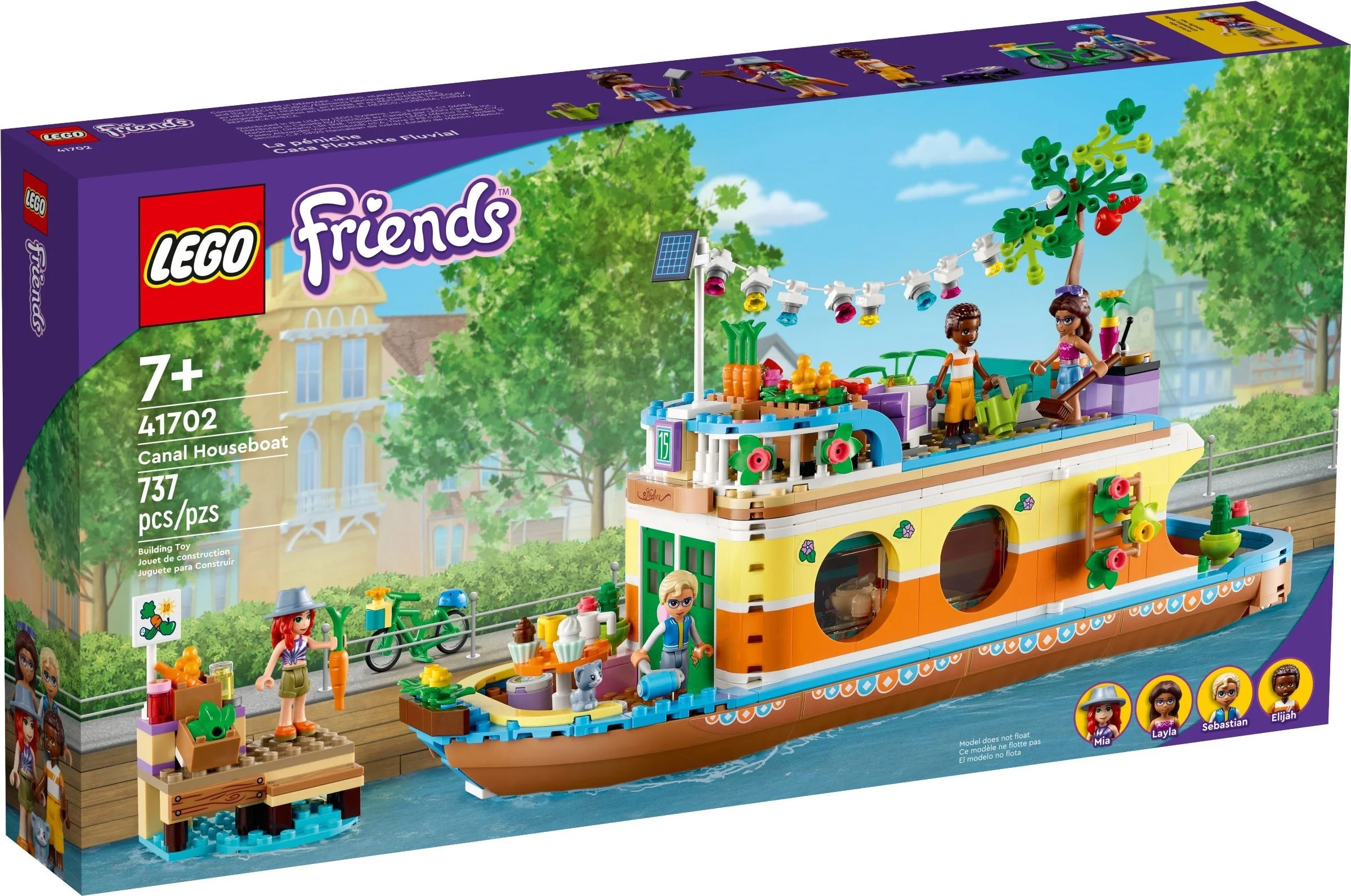 LEGO® 41702 Łódź mieszkalna na kanale - zdjęcie 2