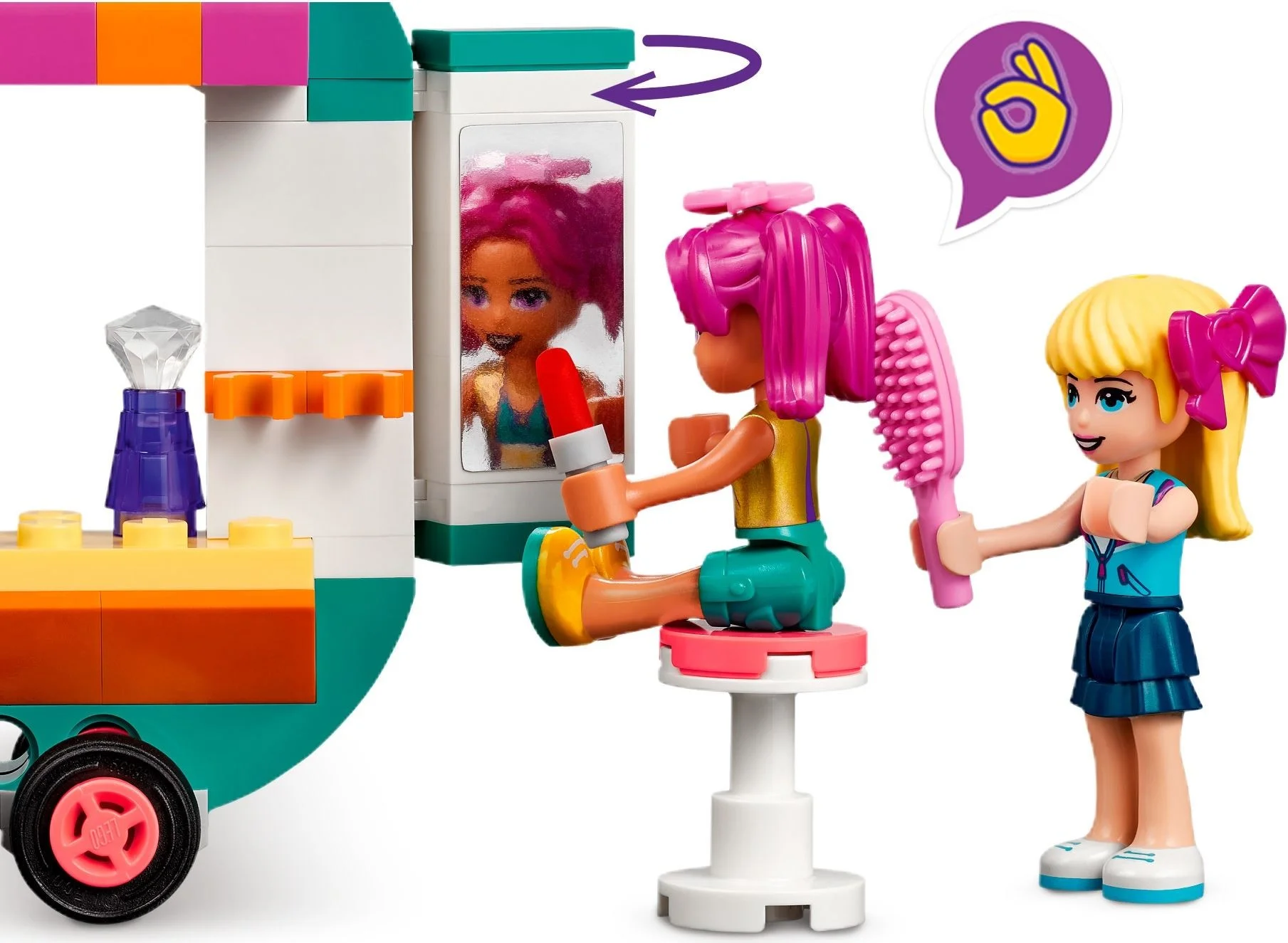 LEGO® 41719 Mobilny Butik Fryzjerka Kosmetyczka - zdjęcie 4