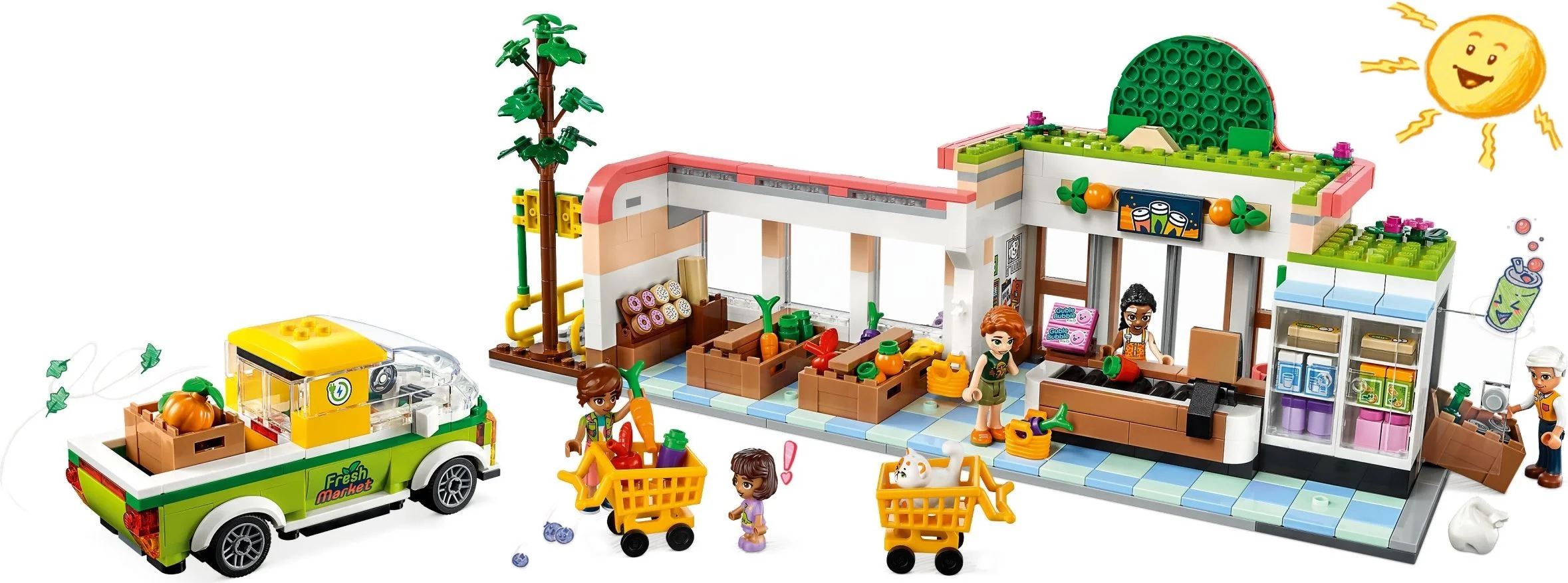 LEGO® 41729 Sklep spożywczy z żywnością ekologiczną - zdjęcie 5