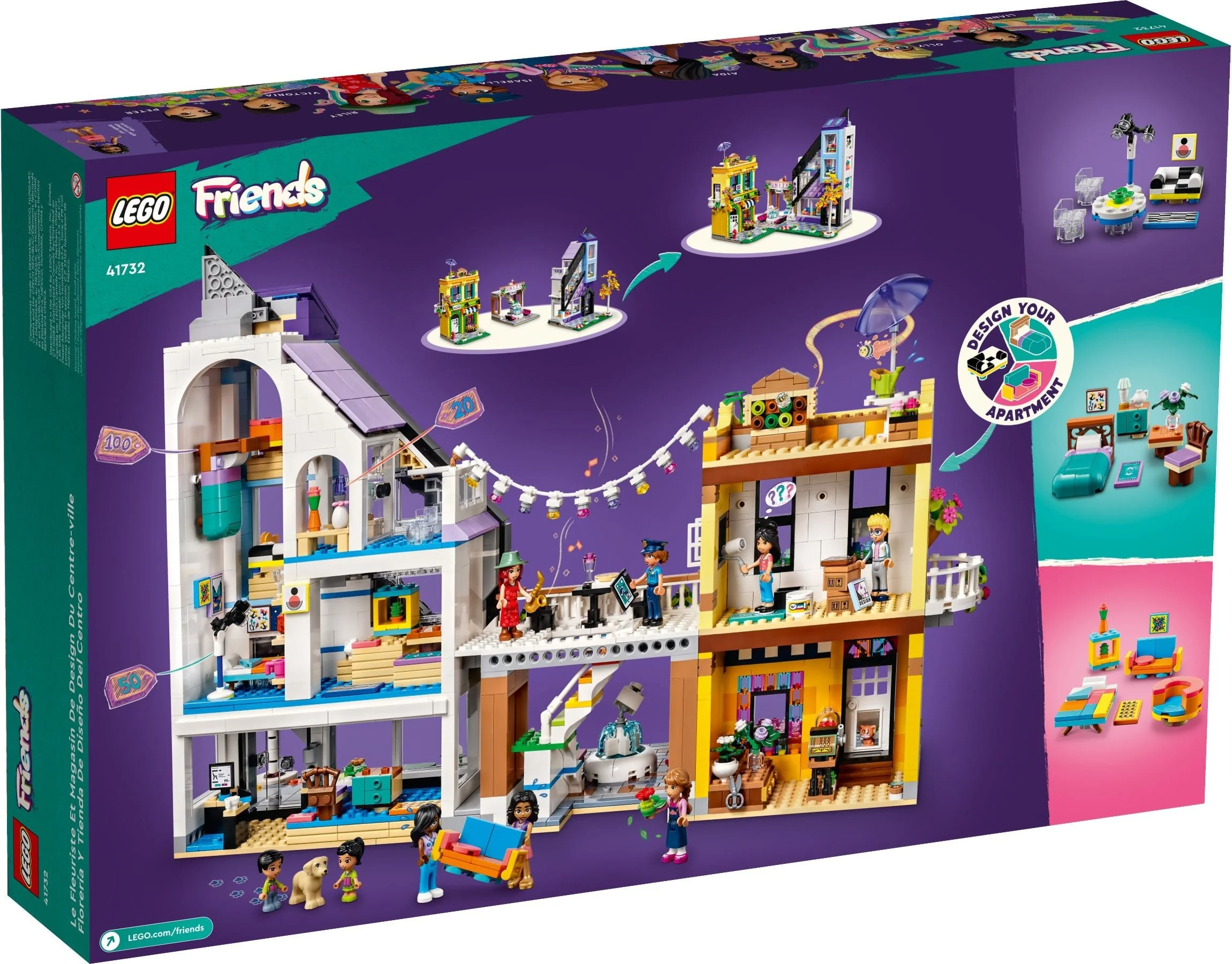 LEGO® 41732 Sklep wnętrzarski i kwiaciarnia w śródmieściu - zdjęcie 4