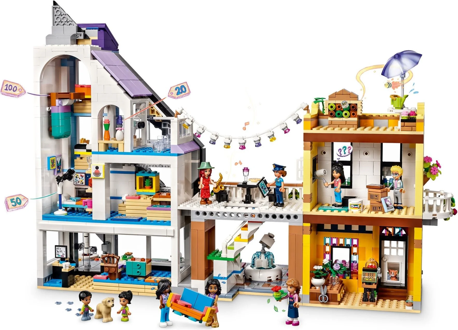 LEGO® 41732 Sklep wnętrzarski i kwiaciarnia w śródmieściu - zdjęcie 7
