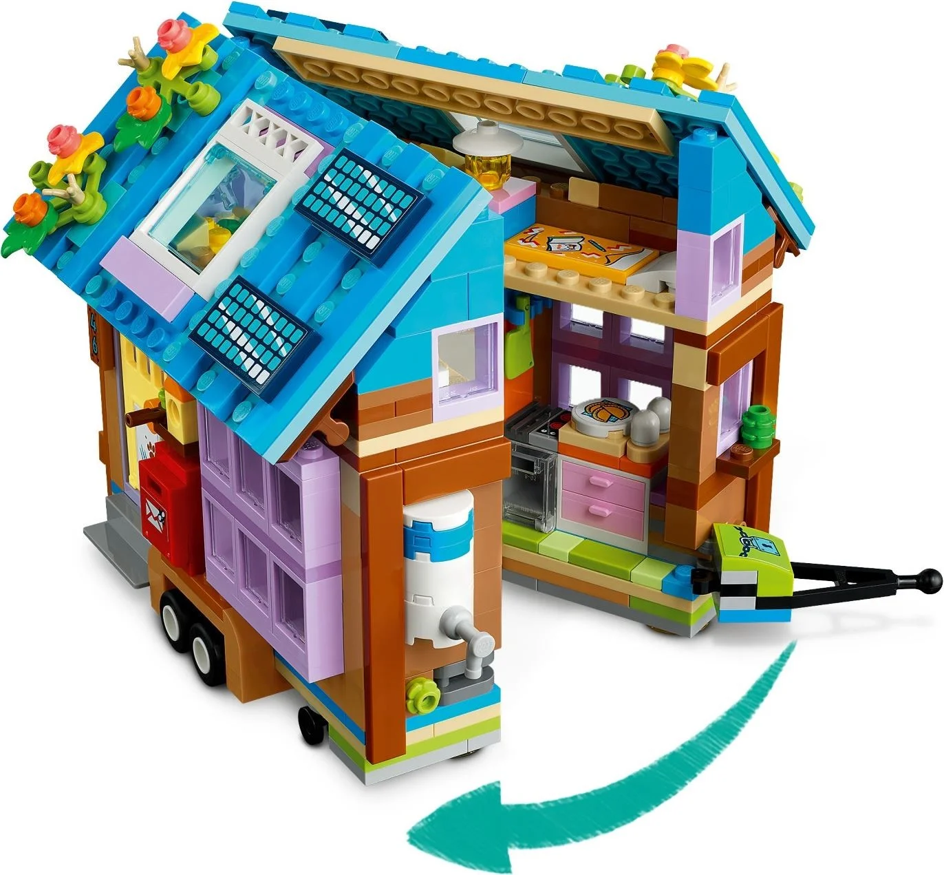 LEGO® 41735 Mobilny Domek na Kółkach z Samochodem P - zdjęcie 9