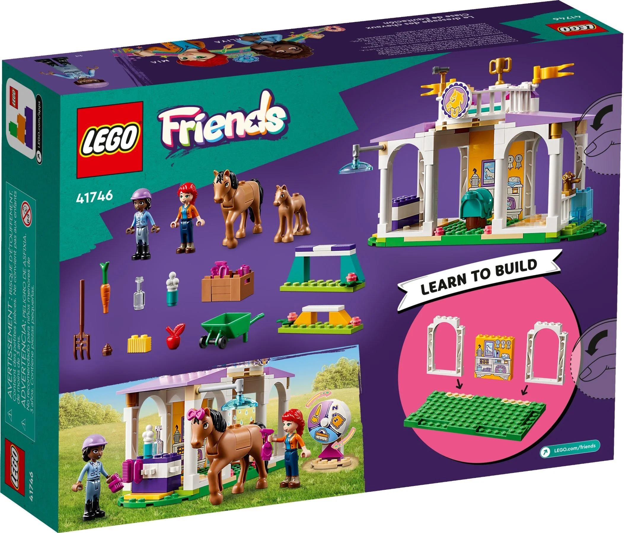 LEGO® 41746 Klocki Lego Friends Szkolenie koni 134 elementy dla dziewczynek 4+ - zdjęcie 5