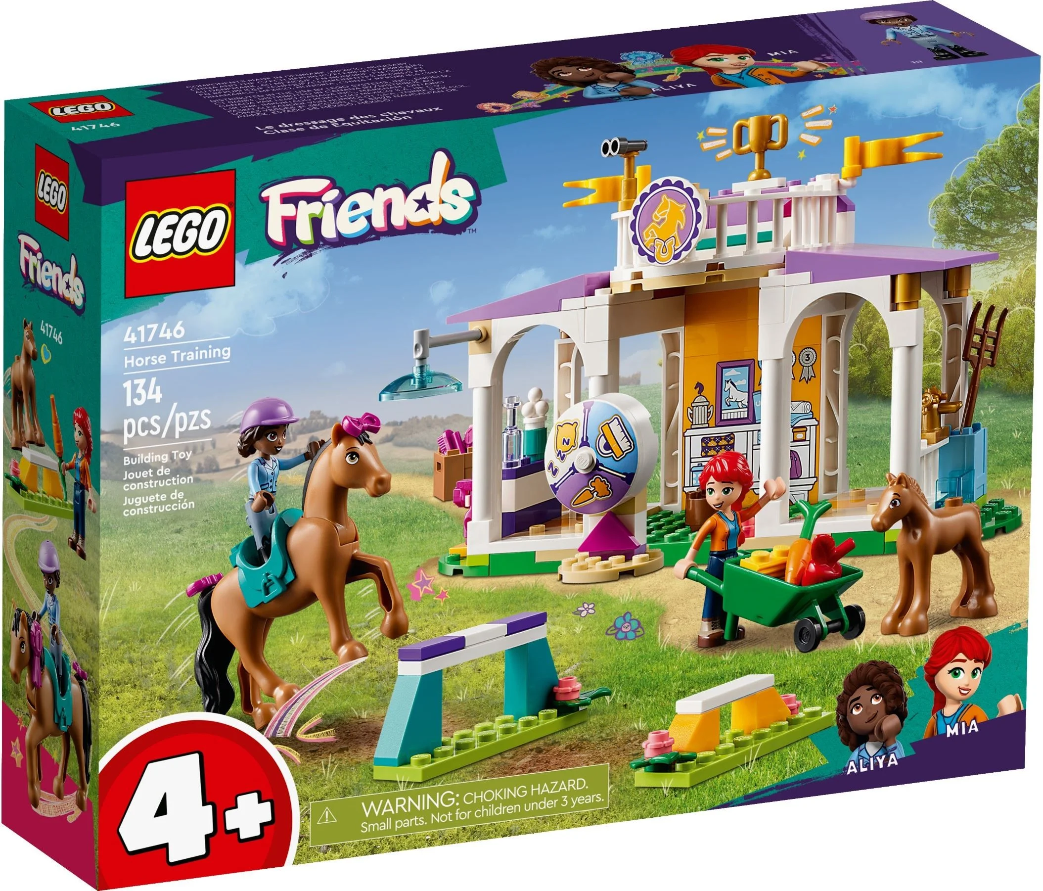 Klocki Lego Friends Szkolenie koni 134 elementy dla dziewczynek 4+