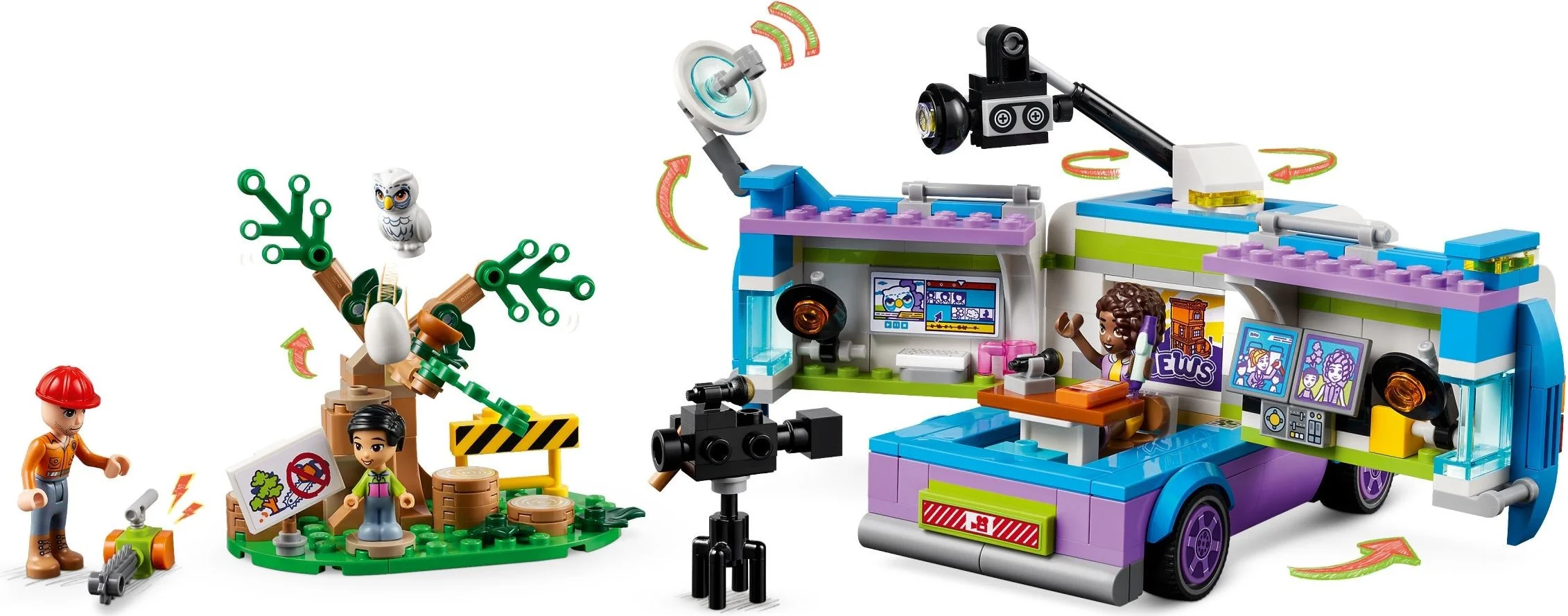 LEGO® 41749 Reporterska furgonetka - zdjęcie 3
