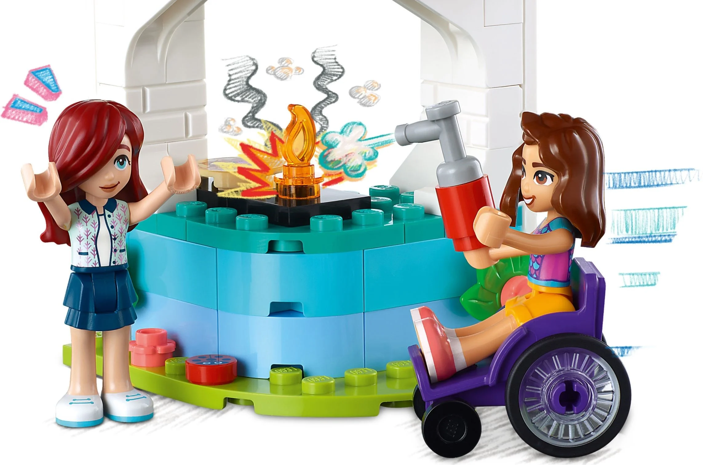 LEGO® 41753 Naleśnikarnia Naleśniki Restauracja Kawiarnia Nowe - zdjęcie 5