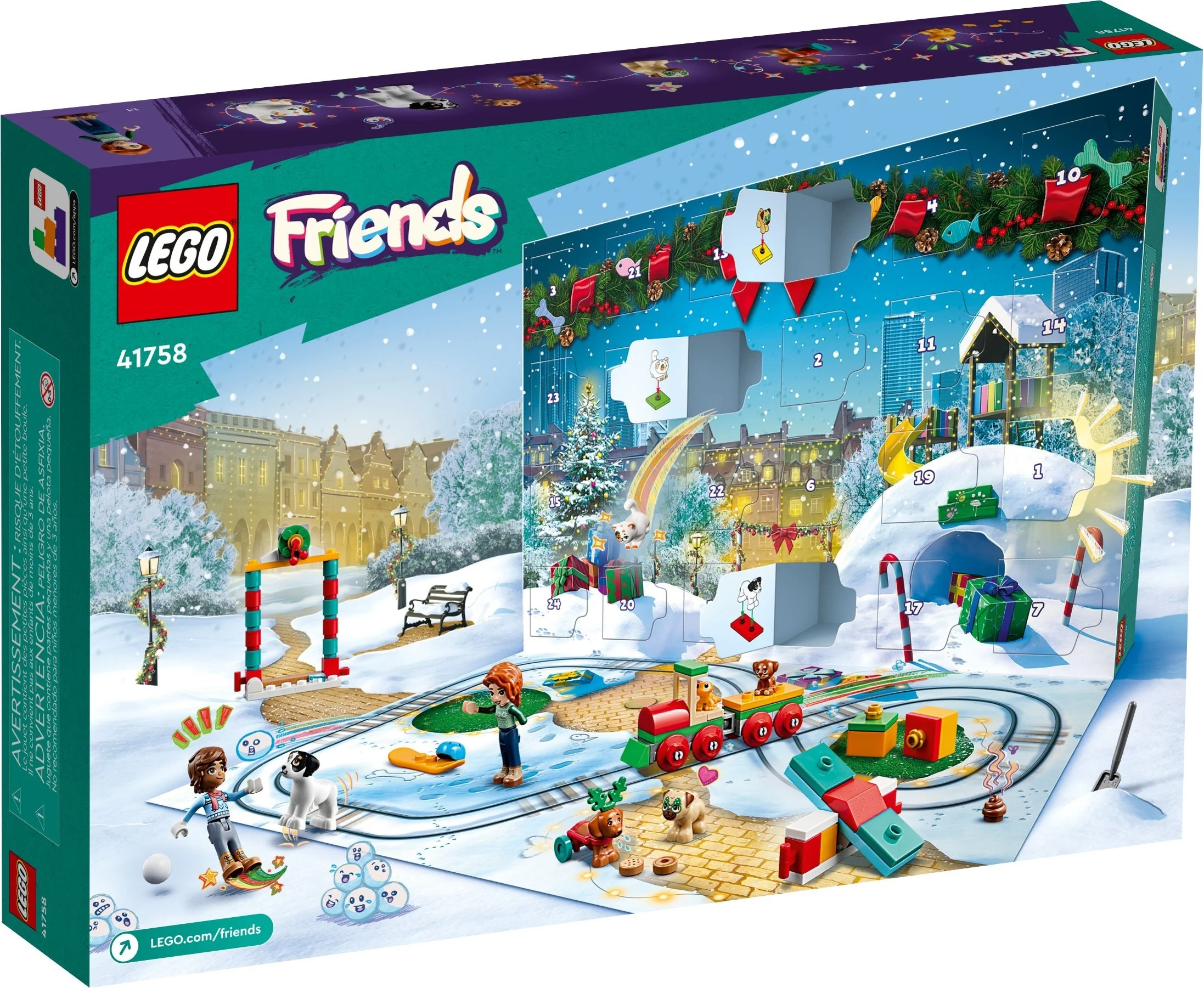 LEGO® 41758 Kalendarz Adwentowy Na Święta Na Mikołaja - zdjęcie 3