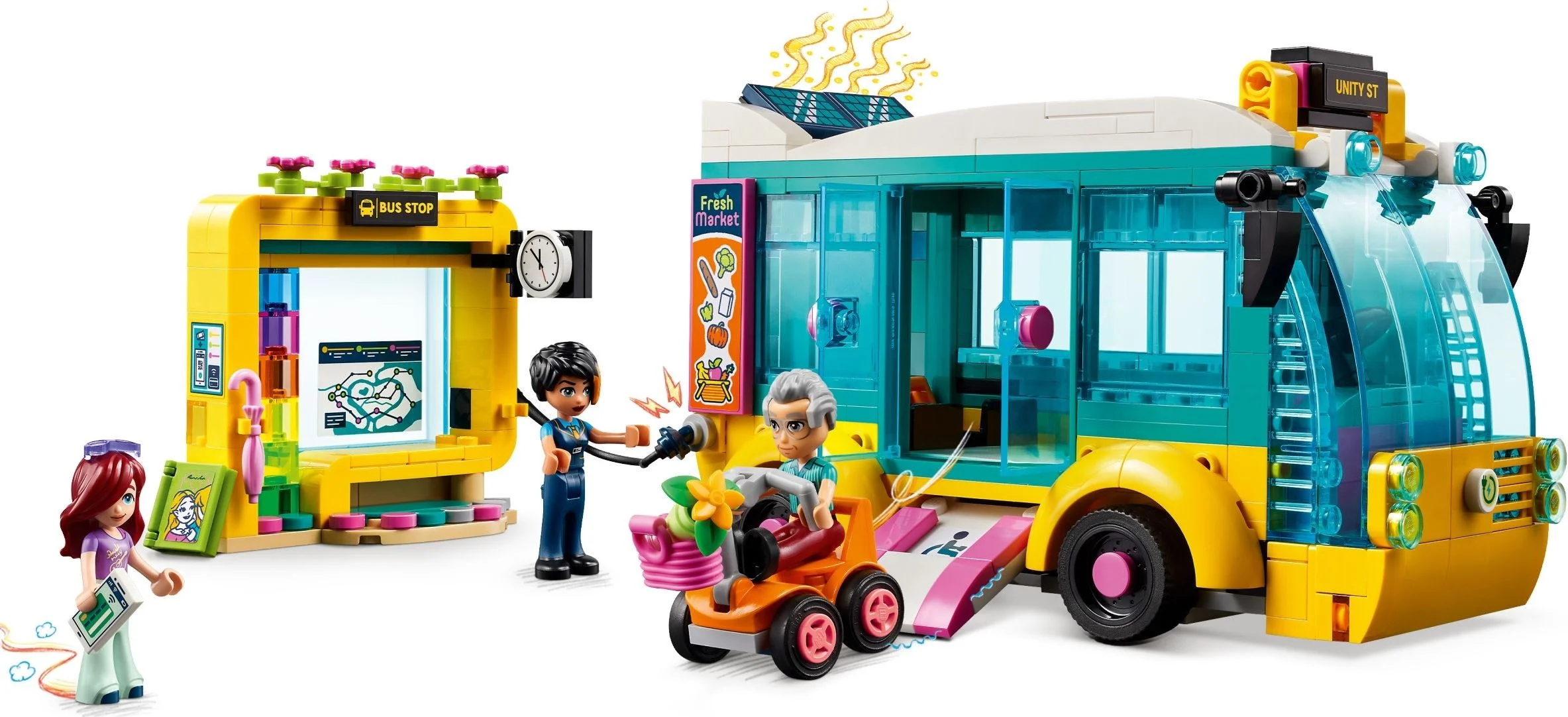 LEGO® 41759 Autobus miejski z Heartlake () Torba prezentowa - zdjęcie 3