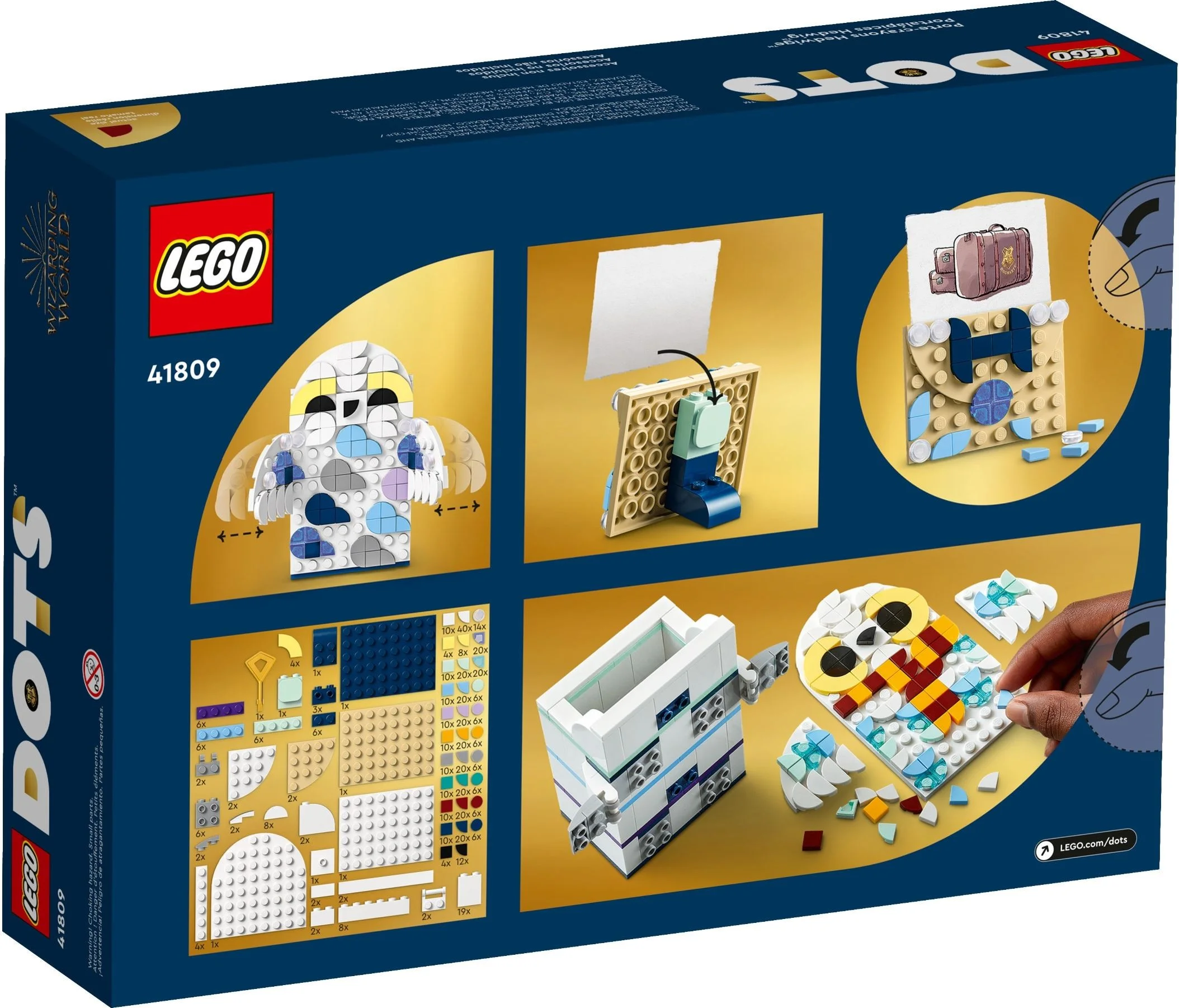 LEGO® 41809 Stojak na długopisy z Hedwigą - zdjęcie 8