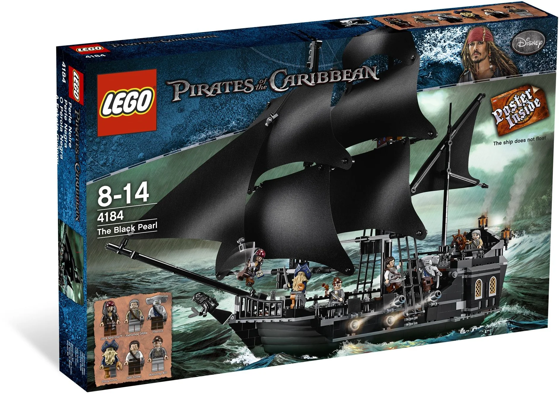 LEGO® 4184 Czarna Perła Black Pearl - zdjęcie 2