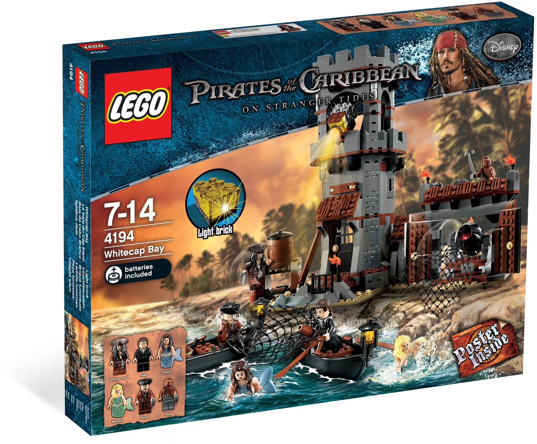 LEGO® 4194 Lego Pirates of the Caribbean Whitecap Bay - zdjęcie 13