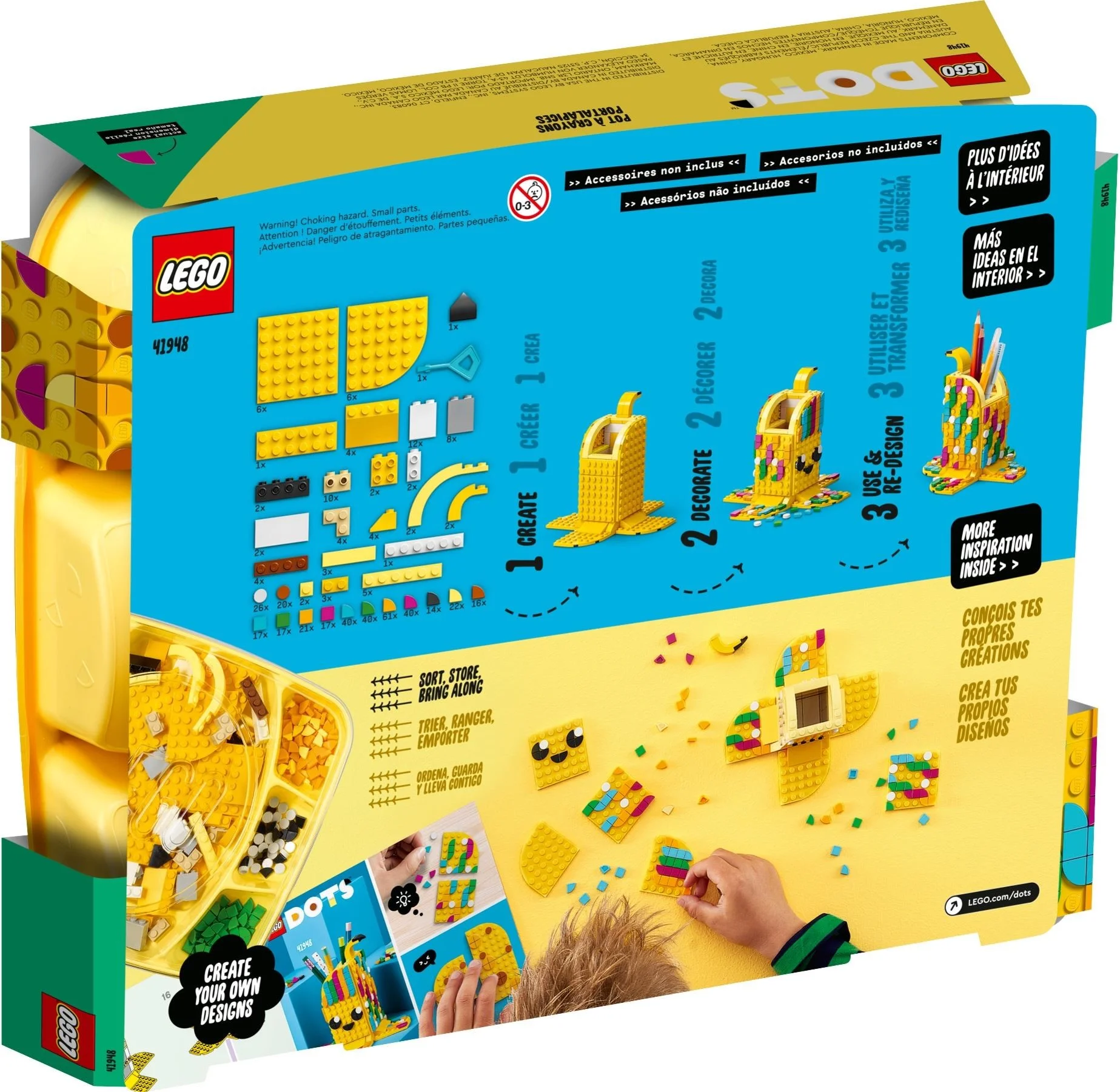 LEGO® 41948 Dots banan pojemnik na długopisy 41948 - zdjęcie 7