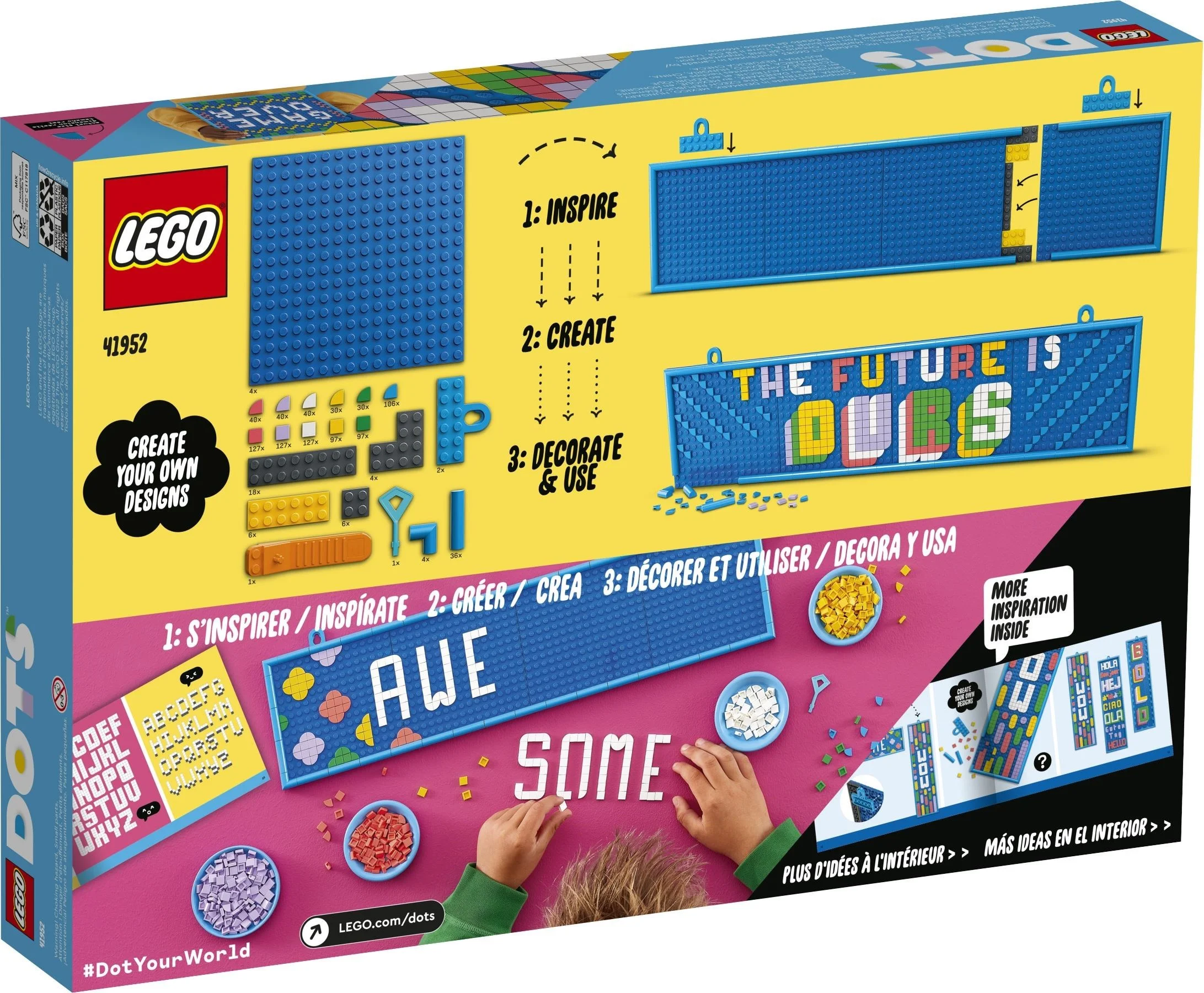 LEGO® 41952 Duża tablica ogłoszeń ślad po naklejce cenowej - zdjęcie 3
