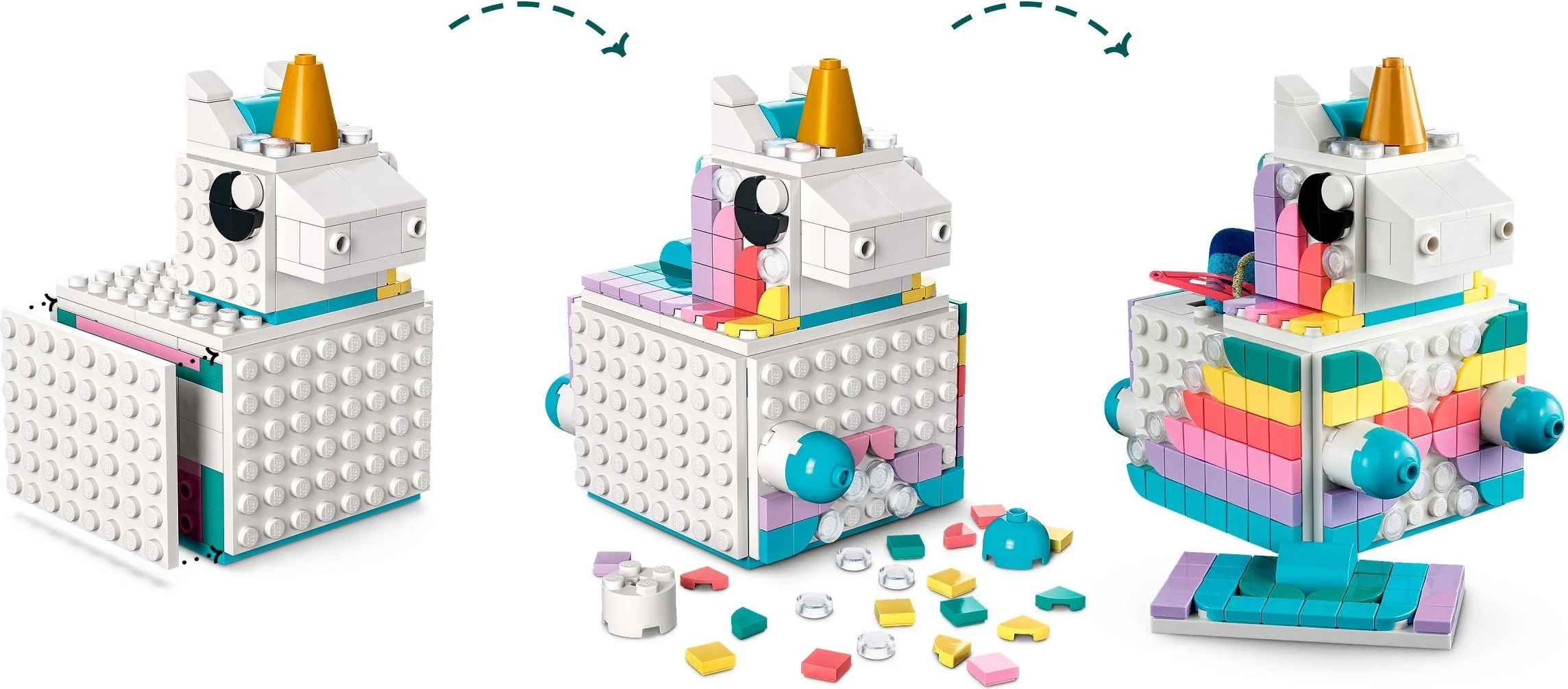 LEGO® 41962 Zestaw Lego Dots Kreatywny Rodzinny Zestaw Z Jednorożcem - zdjęcie 3