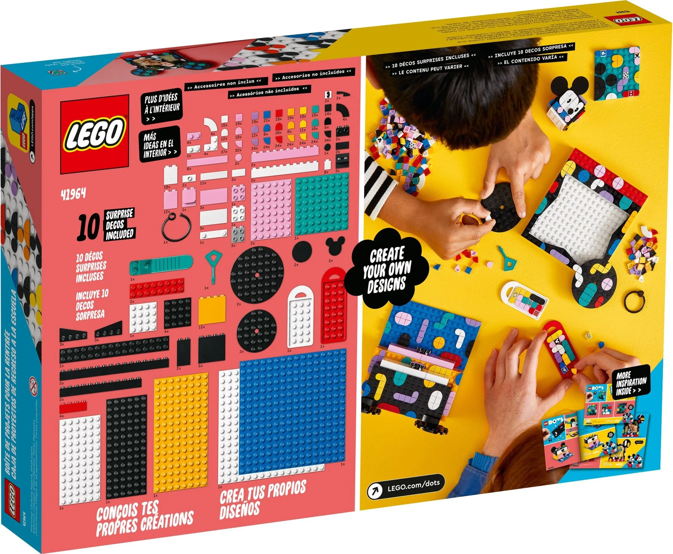 LEGO® 41964 Myszka Miki i Myszka Minnie zestaw szkolny - zdjęcie 4
