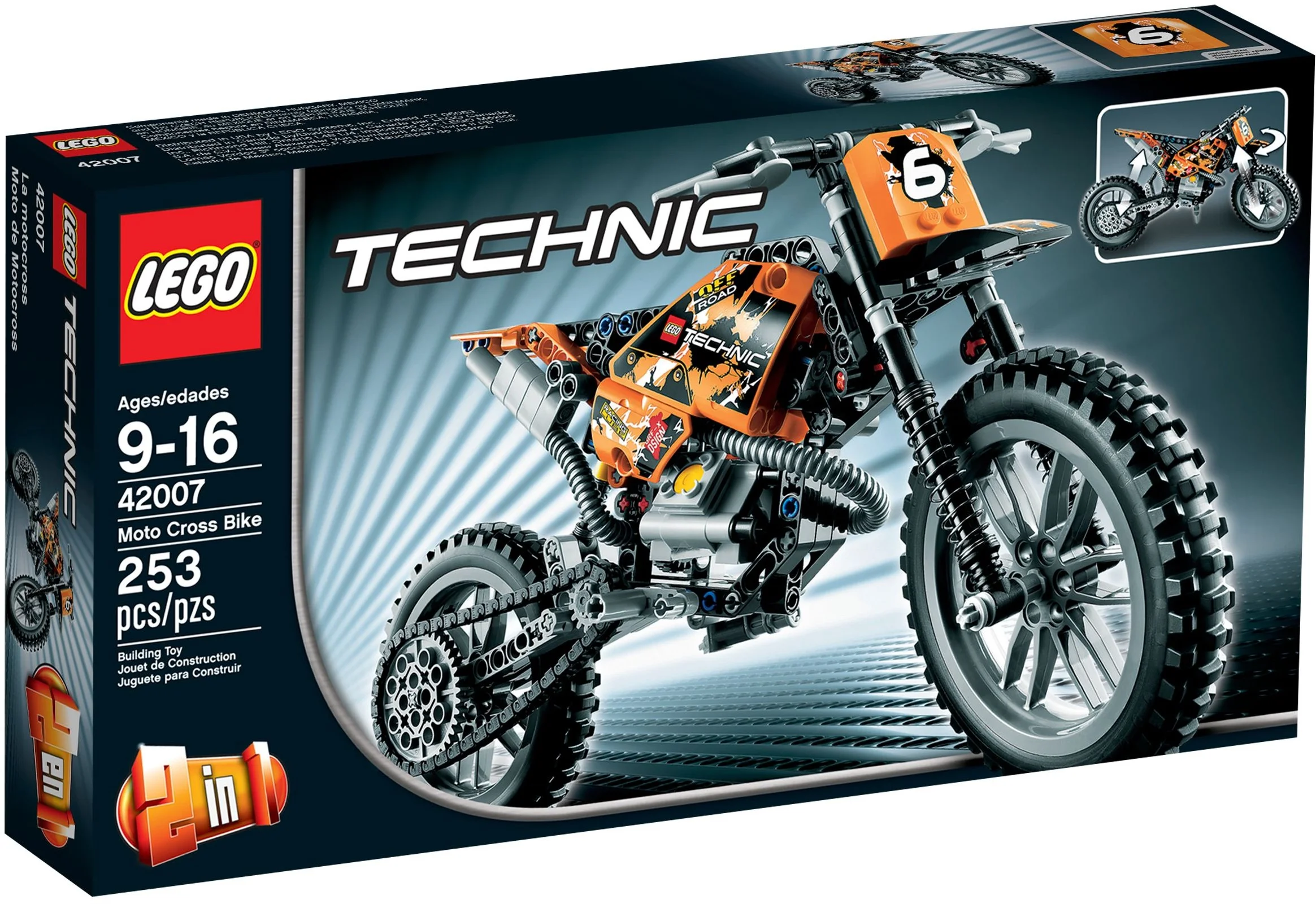 LEGO® 42007 Motor Crossowy - zdjęcie 2
