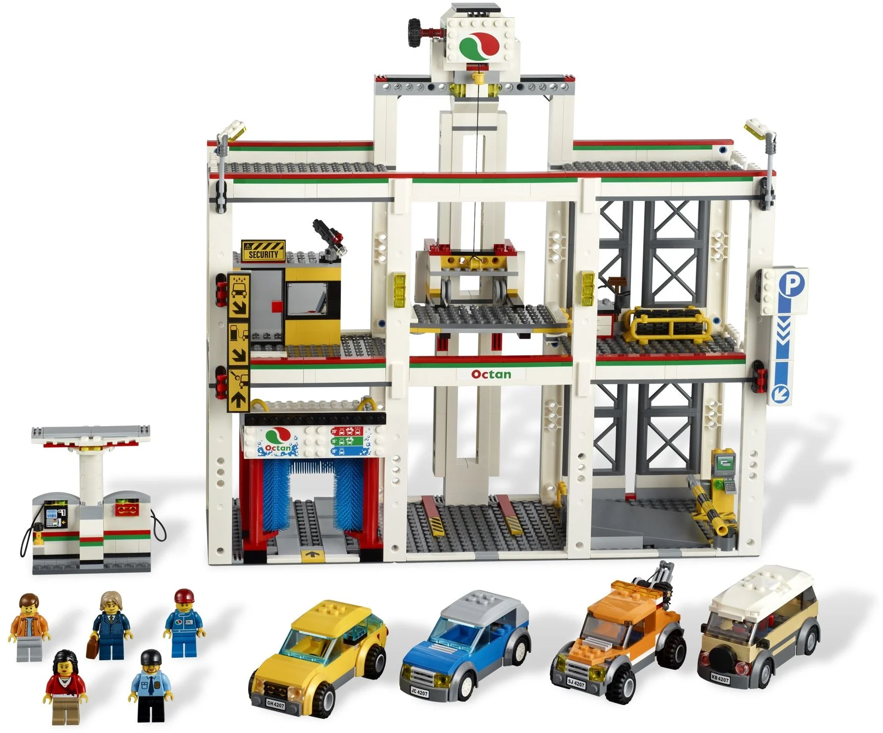 LEGO® 4207 City Parking Garaż z Windą Myjnia Samochodowa - zdjęcie 9