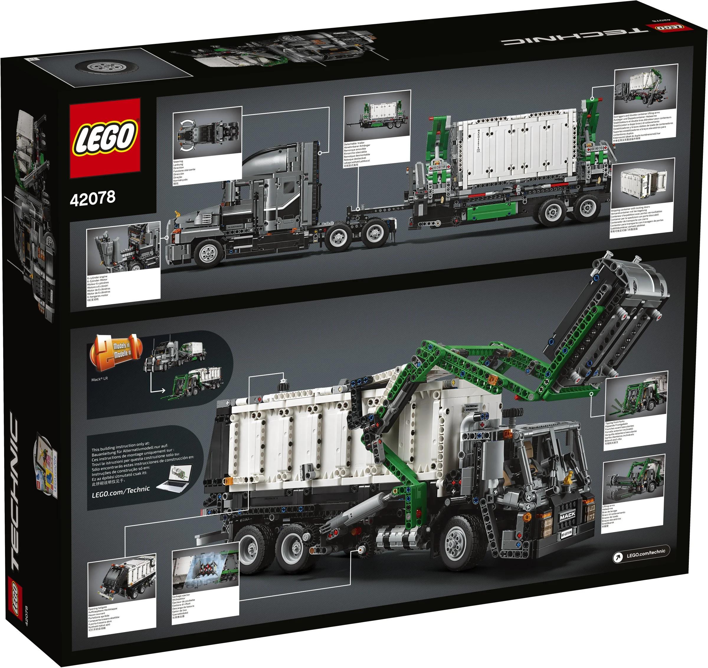 LEGO® 42078 Ciężarówka Mack Anthem - zdjęcie 11