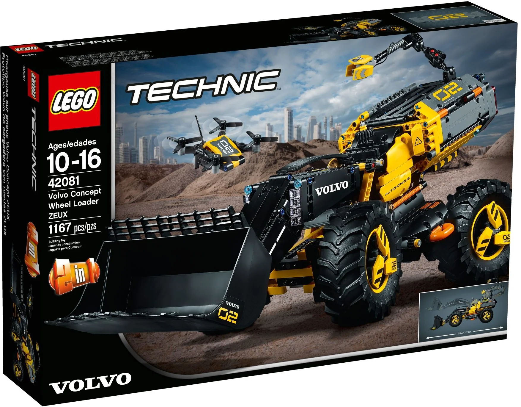 LEGO® 42081 Volvo ładowarka kołowa ZEUX - zdjęcie 11