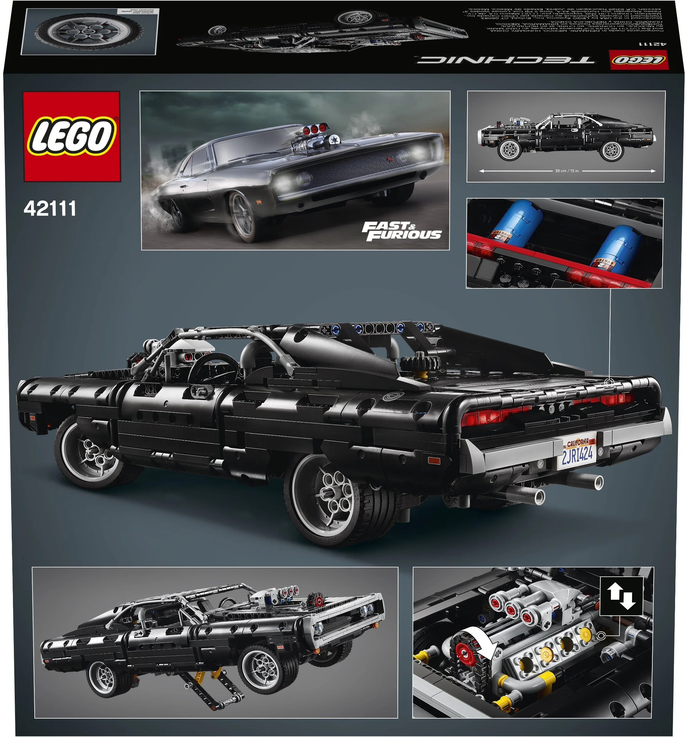 LEGO® 42111 Klocki Lego Technic Dom's Dodge Charger - zdjęcie 5
