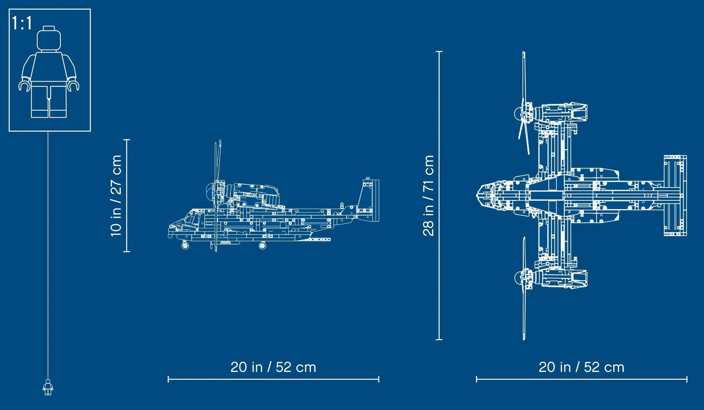 LEGO® 42113 Bell Boeing V-22 Osprey - zdjęcie 16